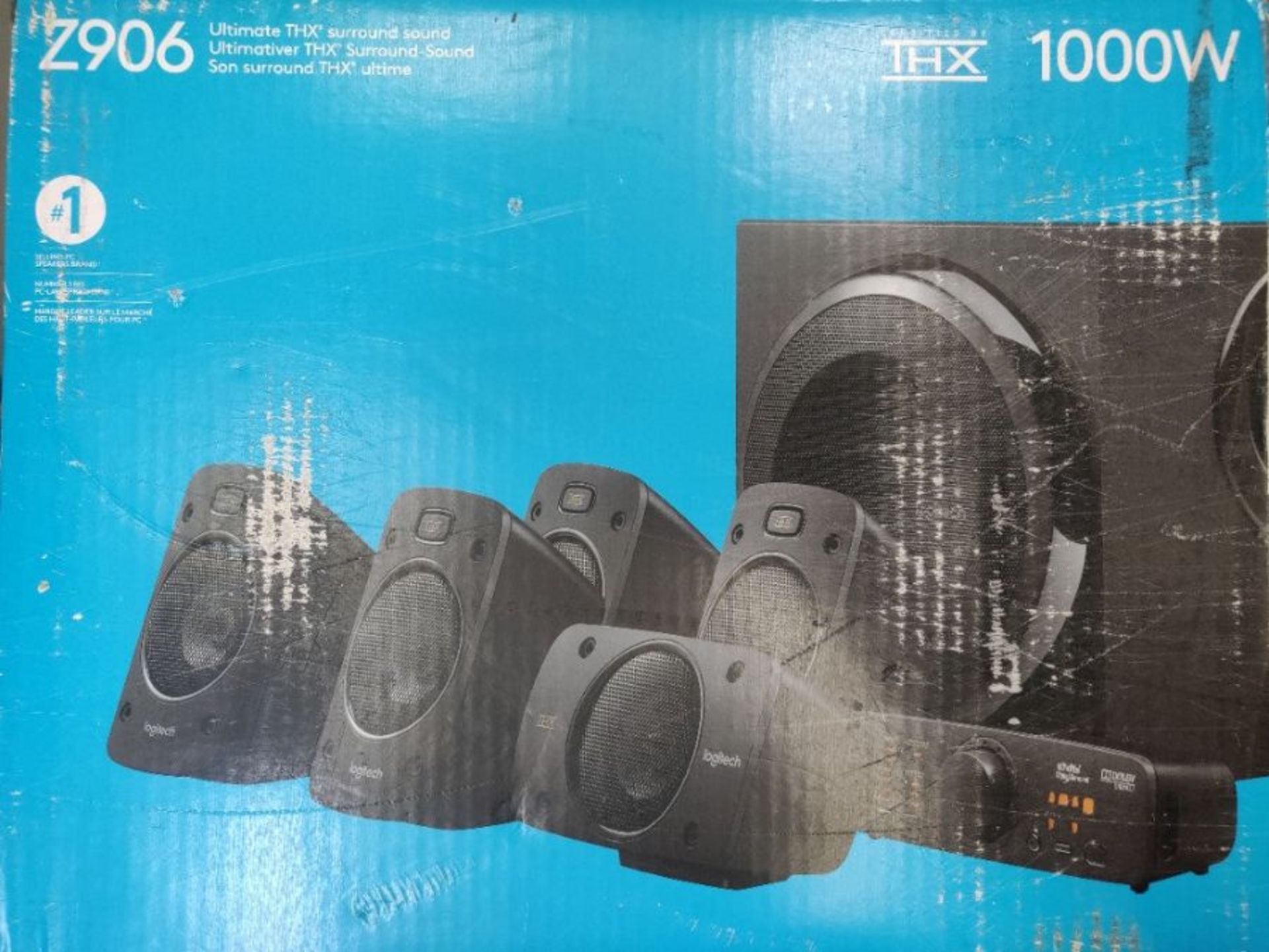 RRP £249.00 [INCOMPLETE] Logitech Z906 5.1 Surround Soun - Image 3 of 3