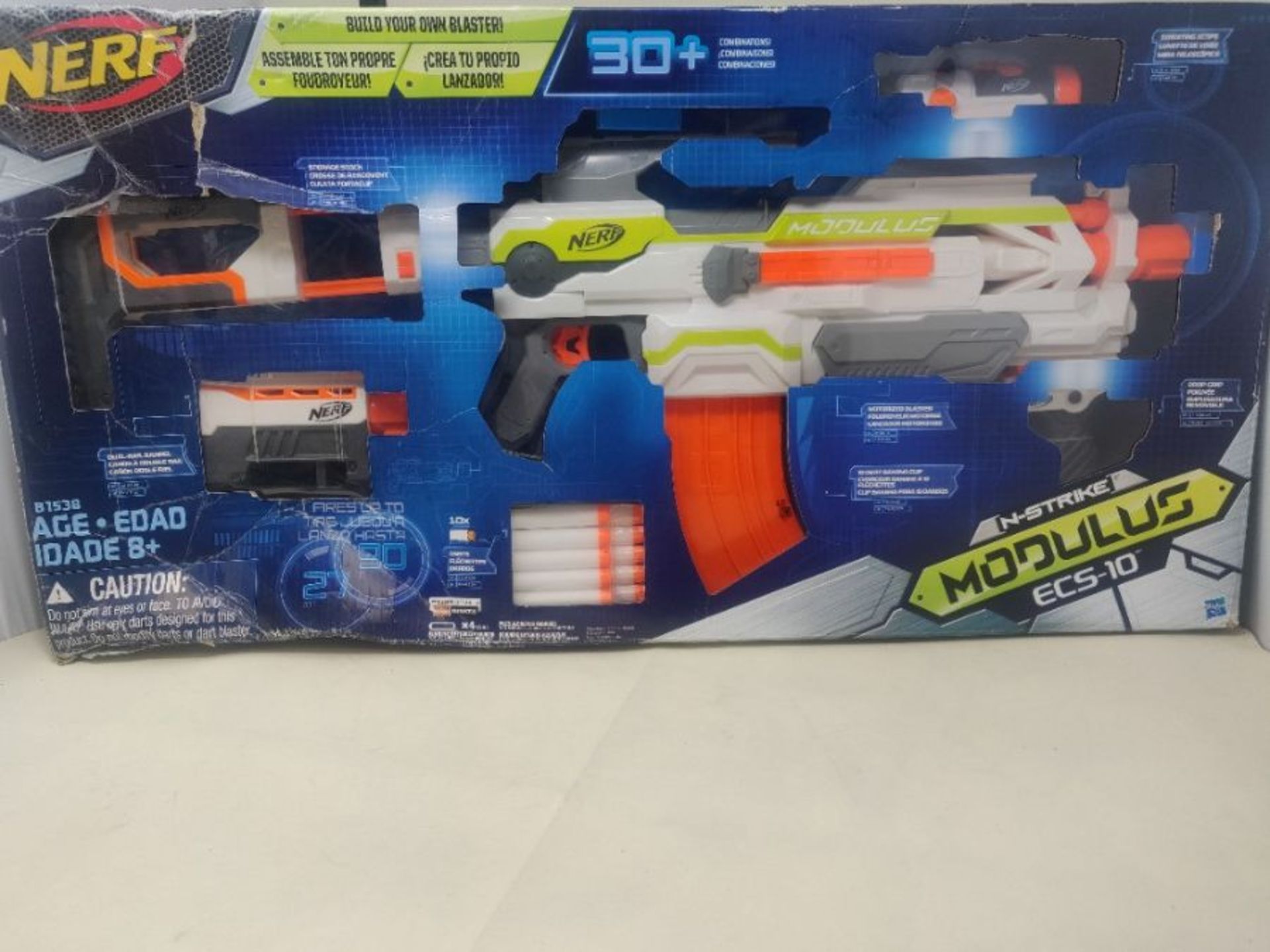 RRP £61.00 Nerf N-Strike Modulus ECS-10 Blaster