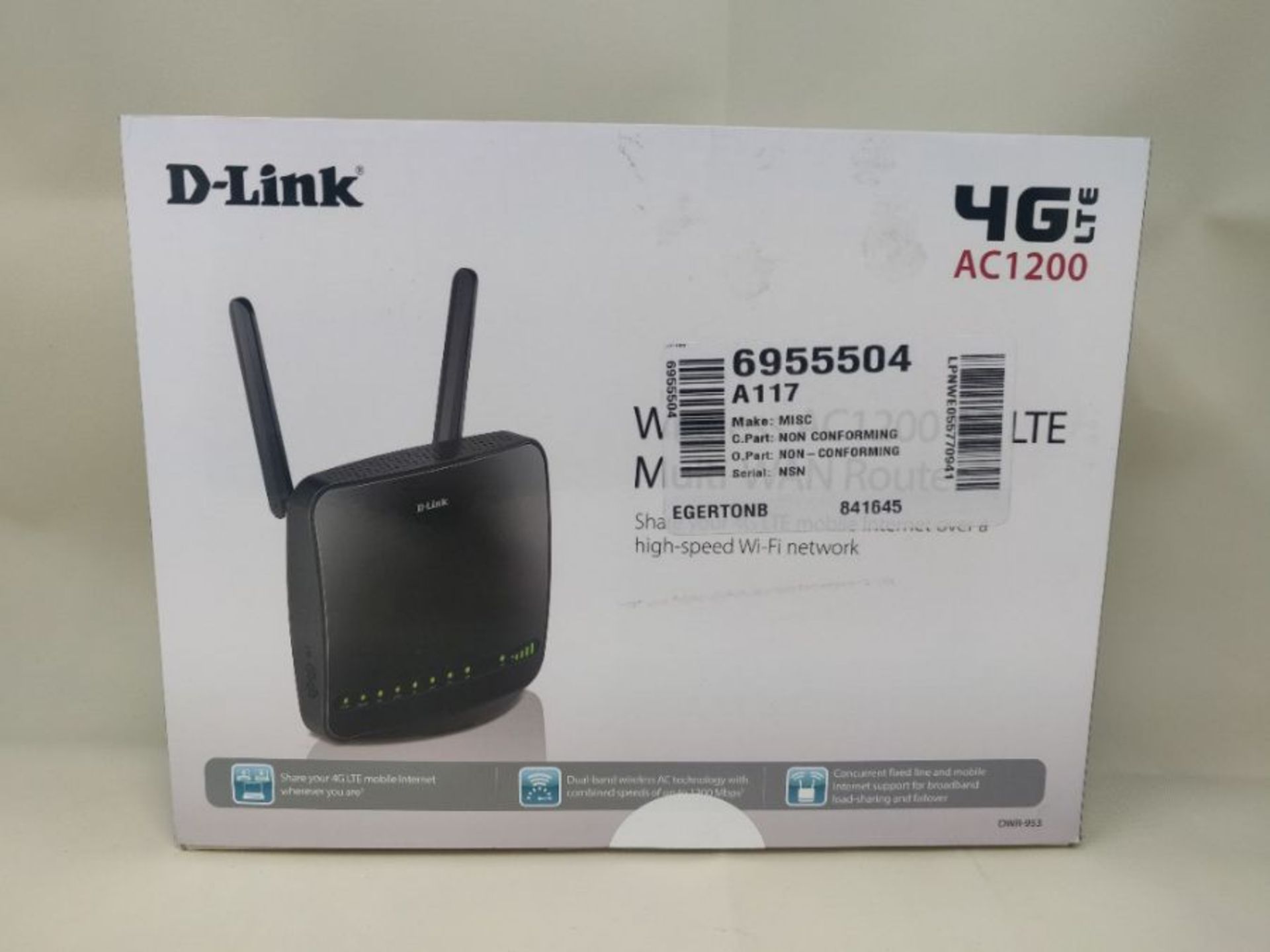 RRP £98.00 D�-�L�i�n�k� �D�W�R�-�9�5�3� �4�G�/�3�G� �L�T�E� �U�n�l�o�c�k�e�d� �M�u�l�t�i� �W�A�N� �D - Image 2 of 3