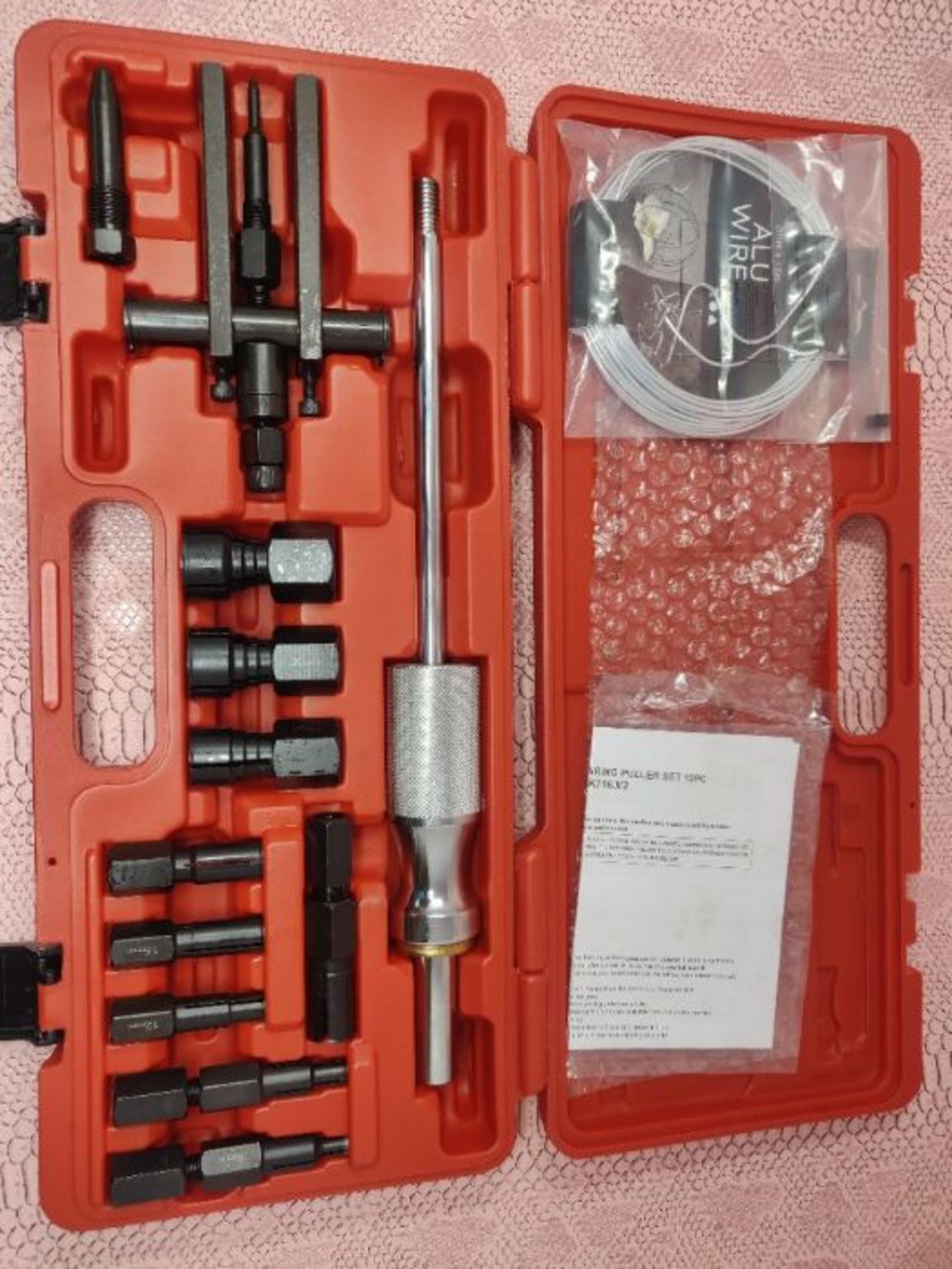 RRP £182.00 Sealey AK716 Blind Bearing Puller Set, 12 Pieces - Image 3 of 3