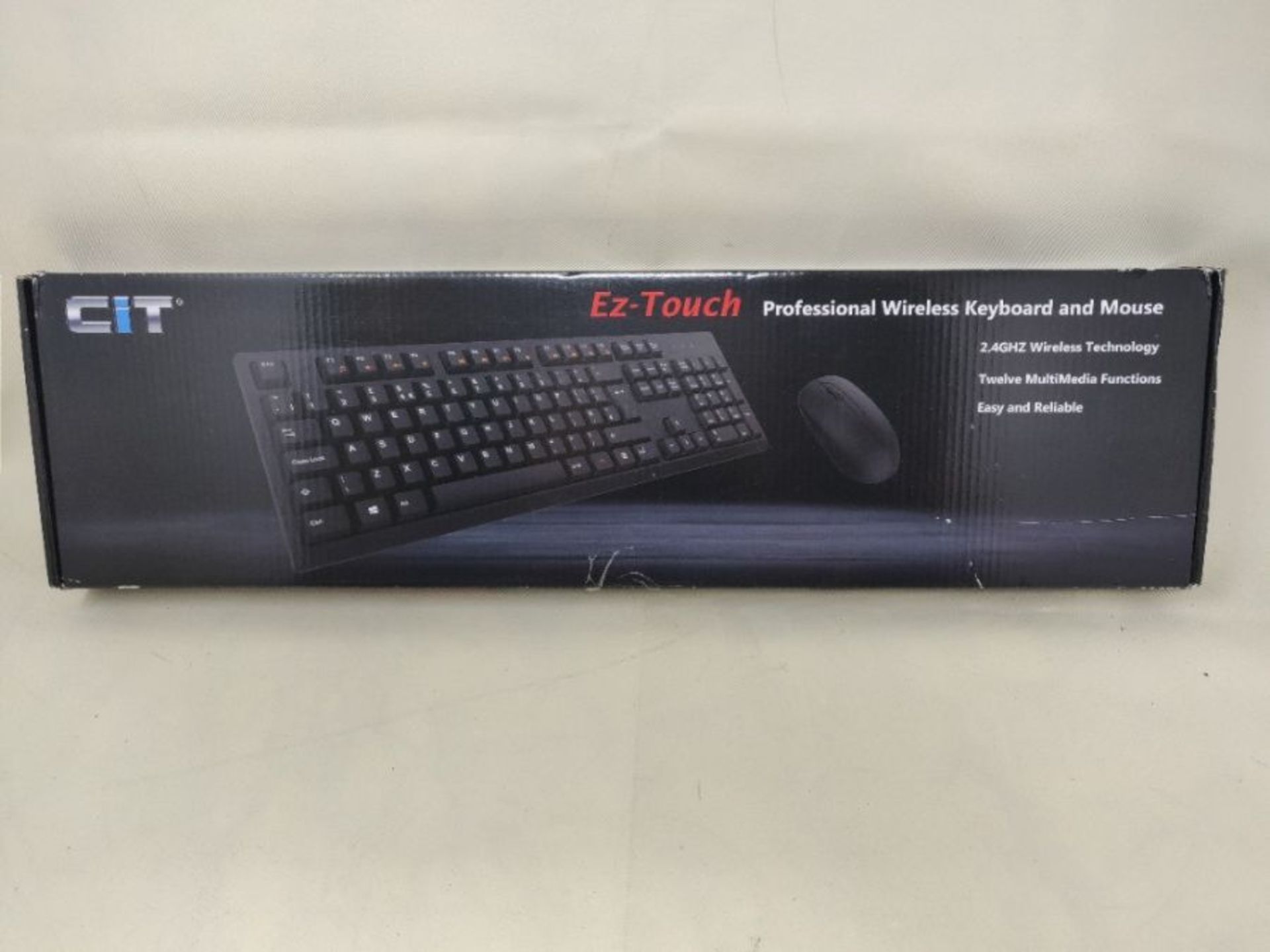 CiT EZ-Touch Wireless Keyboard and Mouse Set - Black - Image 2 of 3