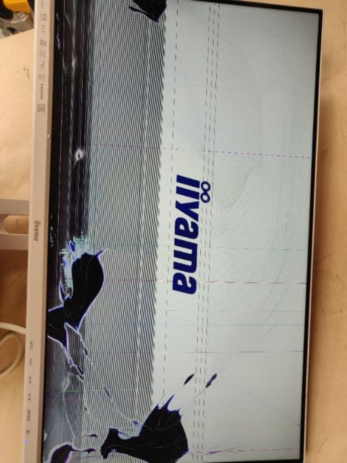 RRP £135.00 [CRACKED] iiyama XUB2294HSU-W1 White 21.5" VA LCD with Slim Bezel, 4ms, Full HD 1920x1 - Image 3 of 3