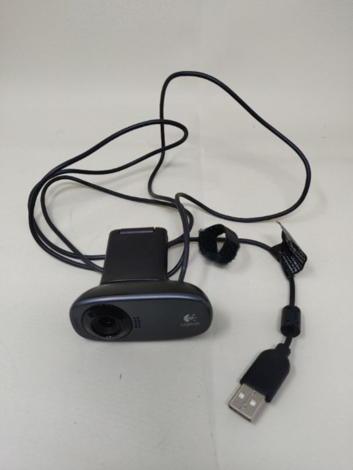 Logitech C270 HD Webcam, HD 720p/30fps, Widescreen HD Video Calling, HD Light Correcti - Bild 2 aus 2
