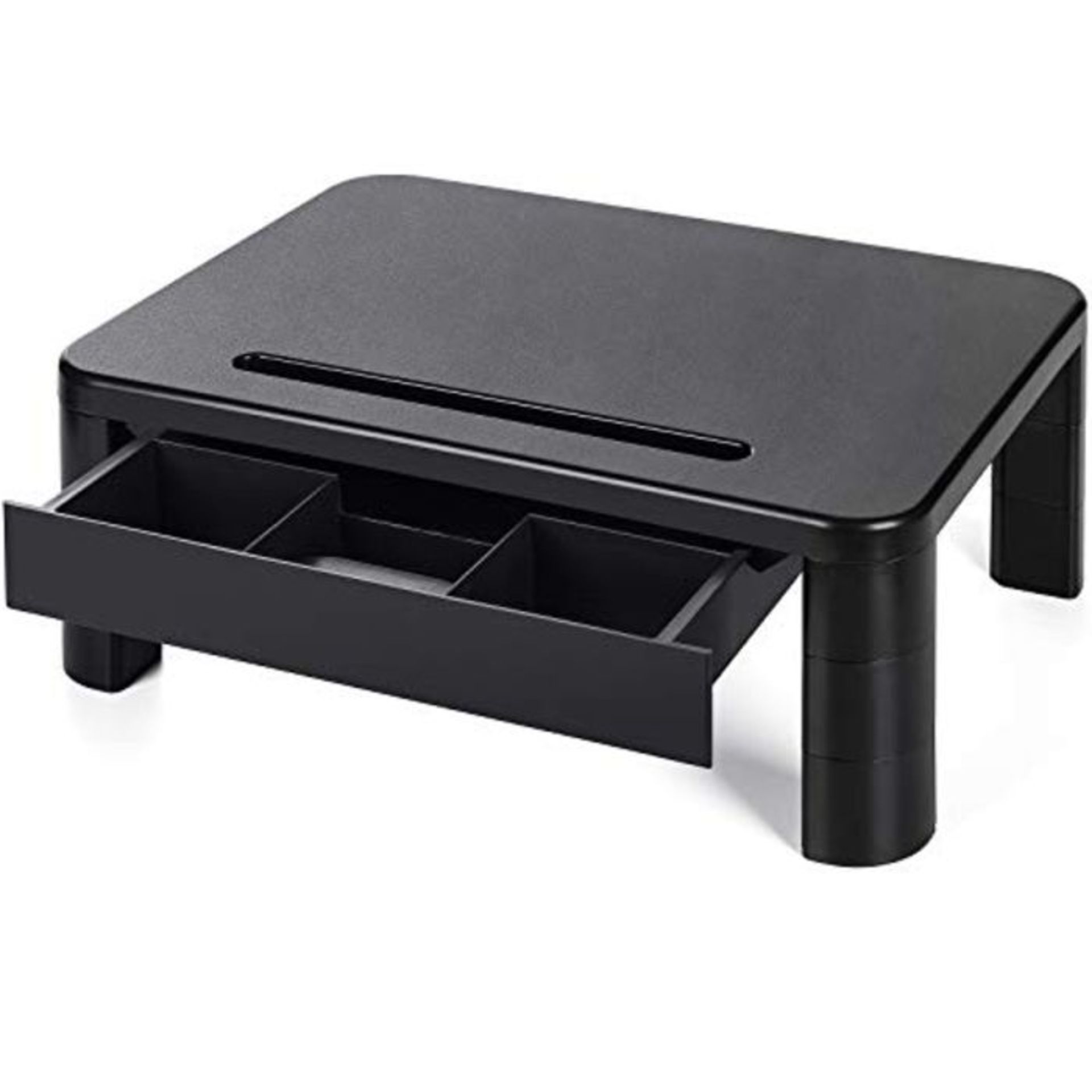 LORYERGO Monitor Stand for Desk with 3 Adjustable Height for PC Monitor, Laptop, Print