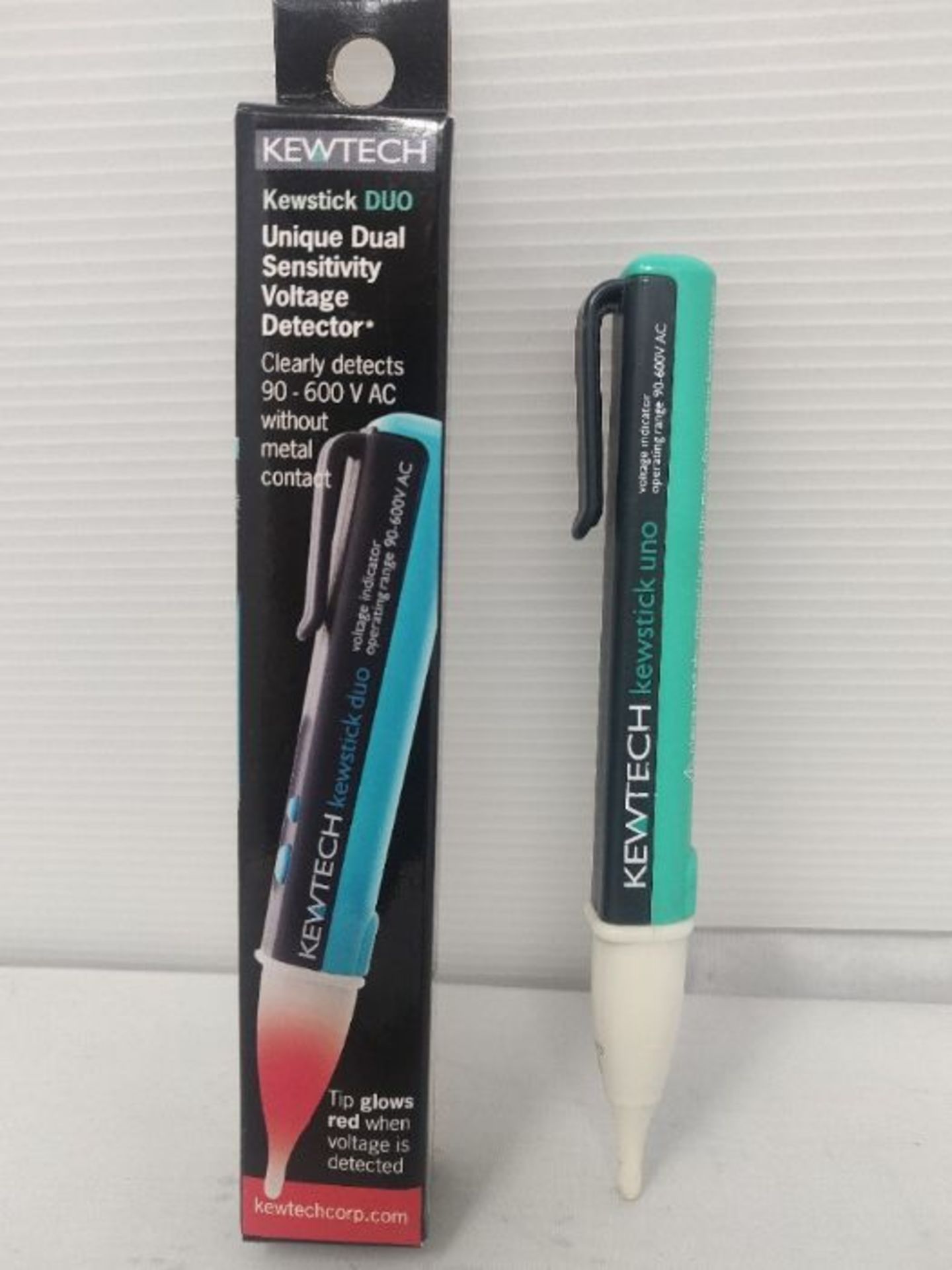 Kewtech KEWSTICKDUO Voltage Tester Pen Volt Stick with Dual Sensitivity CAT IV Rated - Image 2 of 2