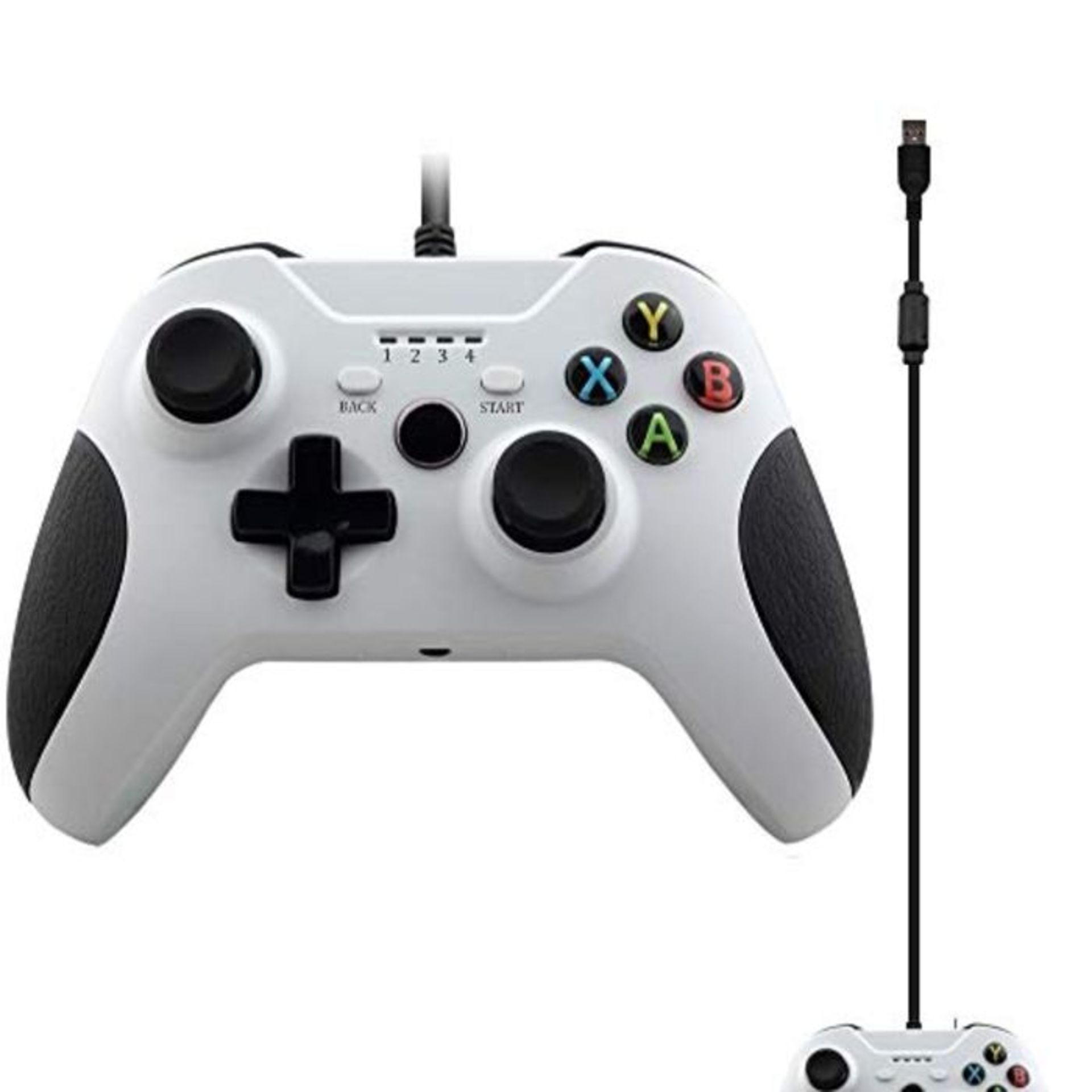 obqo Wired Controller for Xbox One,USB Controllers Gamepad Joypad with Dual Vibration