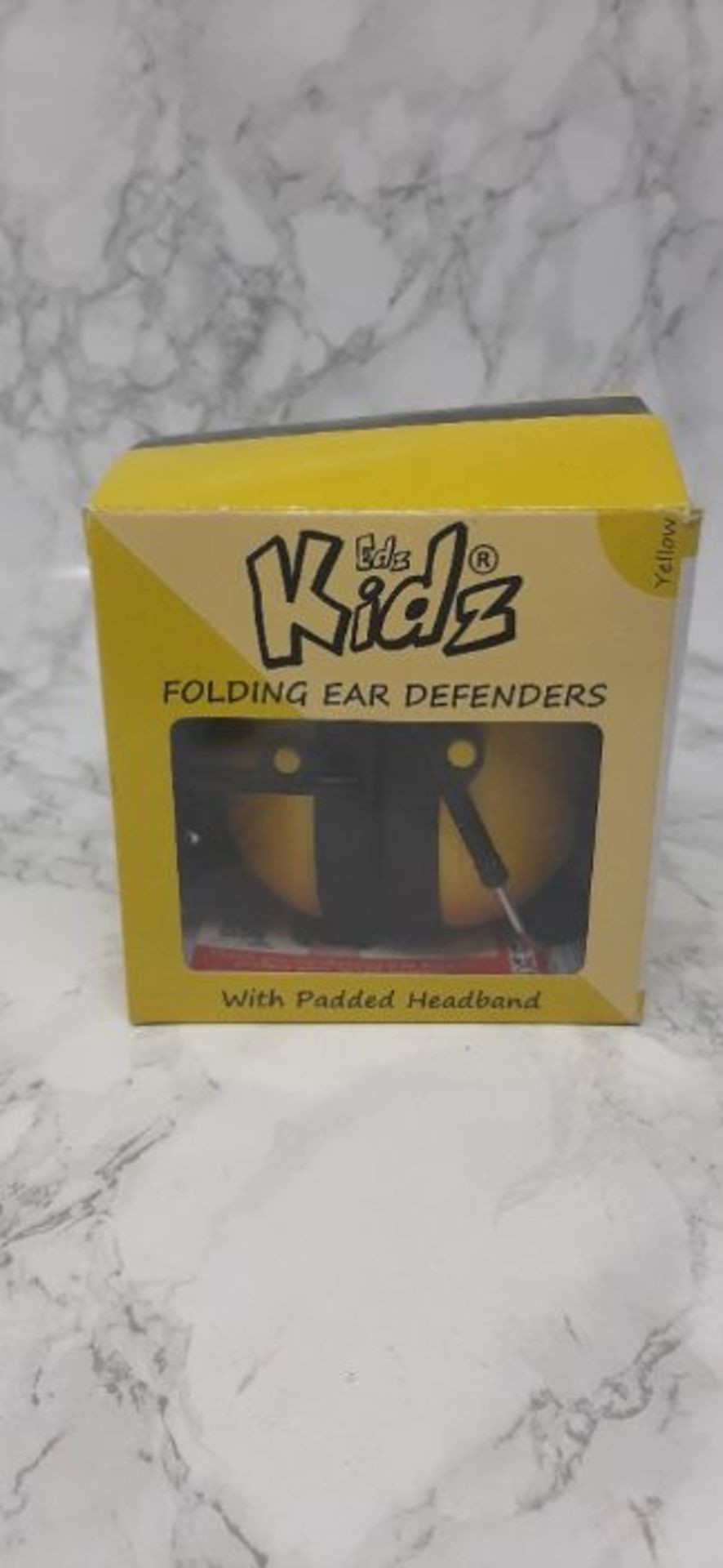 Edz Kidz Ear Defenders. Ear Protection for Toddlers Through Teens. (Yellow) - Image 3 of 3
