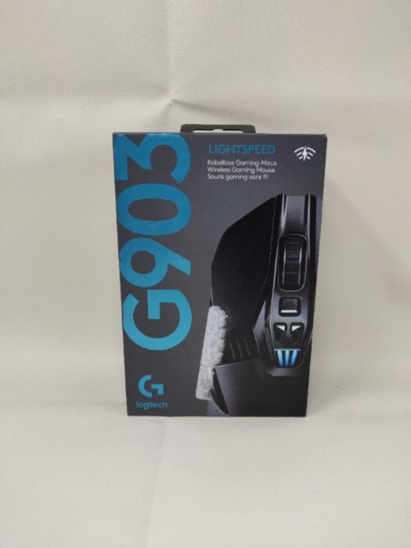 RRP £65.00 [CRACKED] Logitech G903 LIGHTSPEED Wireless Gaming Mouse, HERO 25K Sensor, 25,600 DPI, - Image 2 of 3