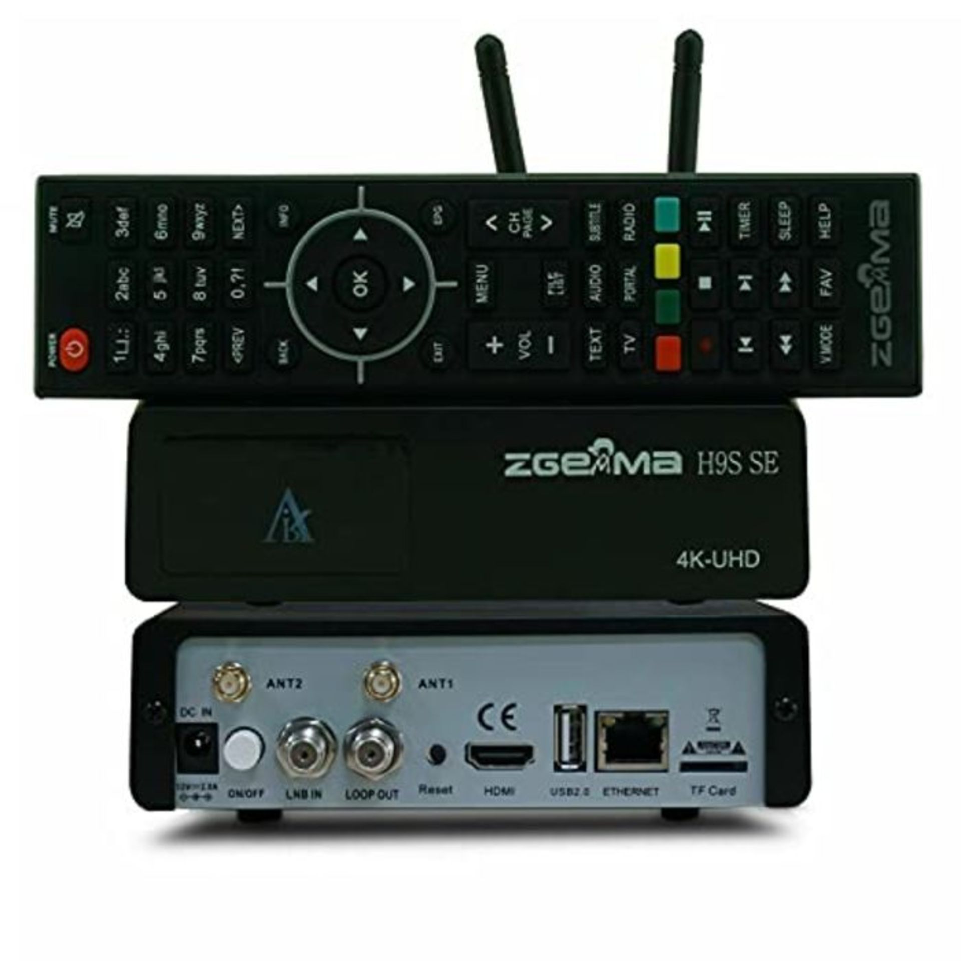 RRP £65.00 SleekView Zgemma H9S Wifi Enigma 2 IPTV Ultra HD 4K FTA UHD Stalker DVB S2X Satellite