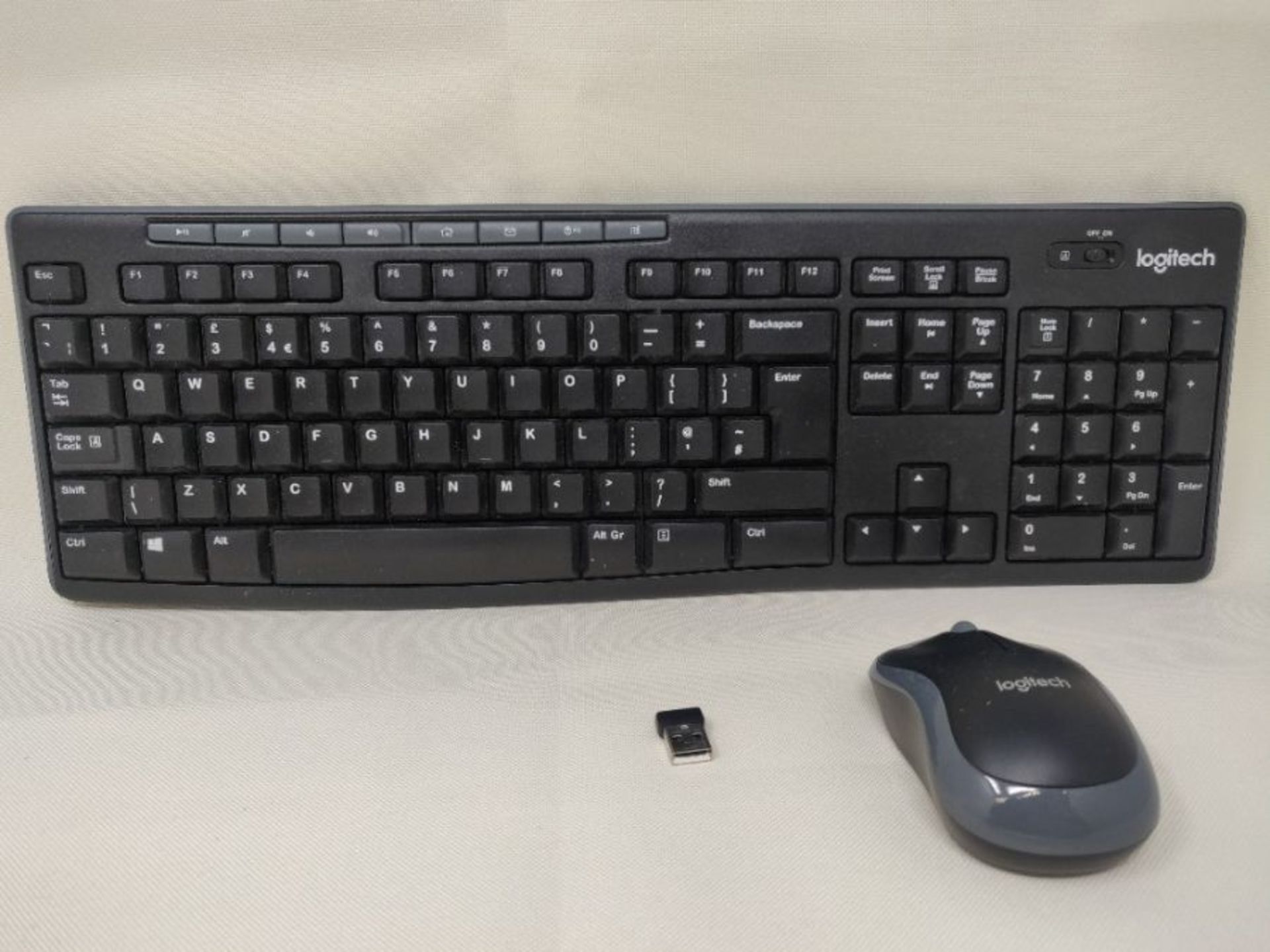 Logitech MK270 Wireless Keyboard and Mouse Combo for Windows, 2.4 GHz Wireless, Compac - Image 2 of 2