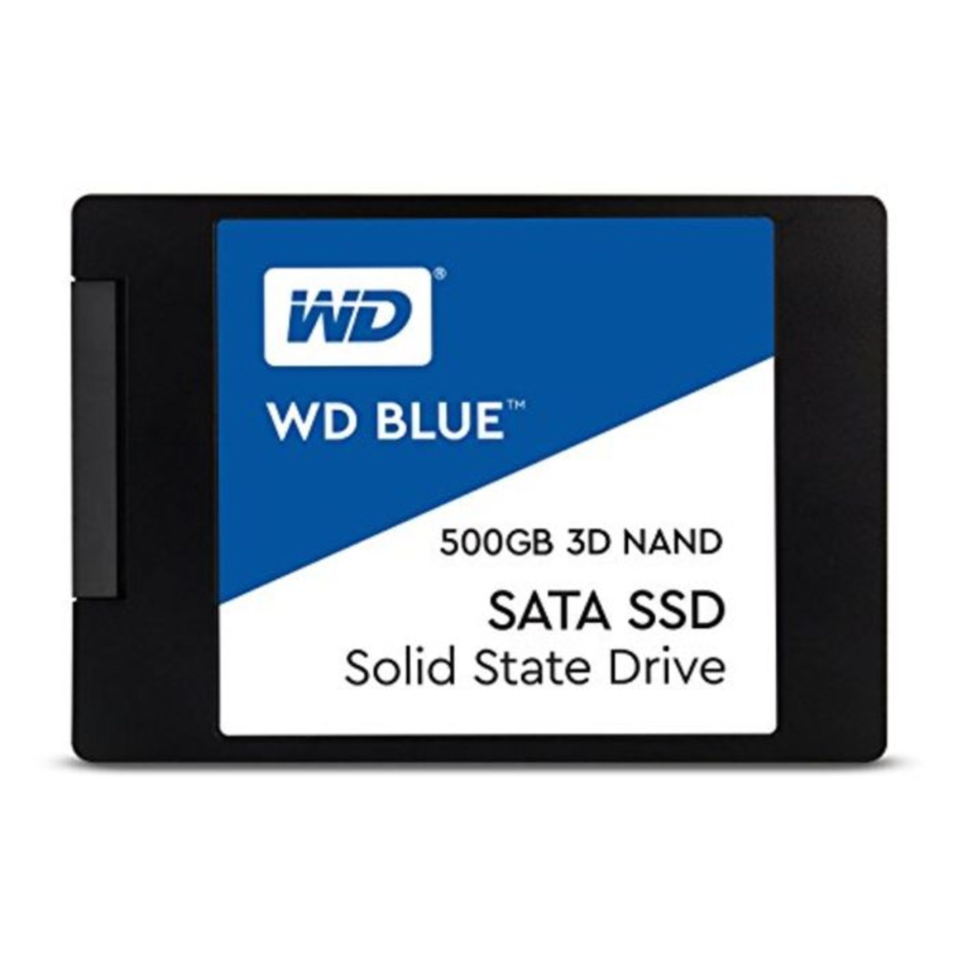 Western Digital WDS500G2B0A WD Blue 3D NAND Internal SSD 2.5 Inch SATA, 500 GB
