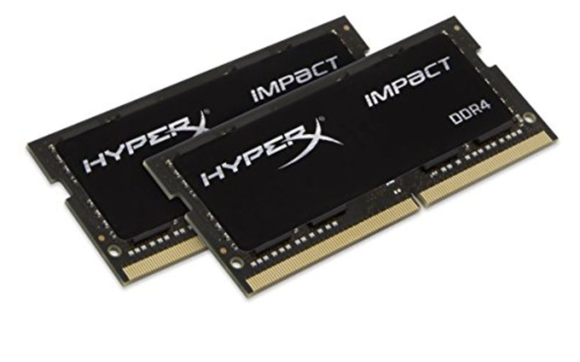 RRP £82.00 HyperX Impact DDR4 HX426S15IB2K2/16 Memory 2666 MHz CL15 SODIMM 16 GB Kit (2x8 GB), Bl