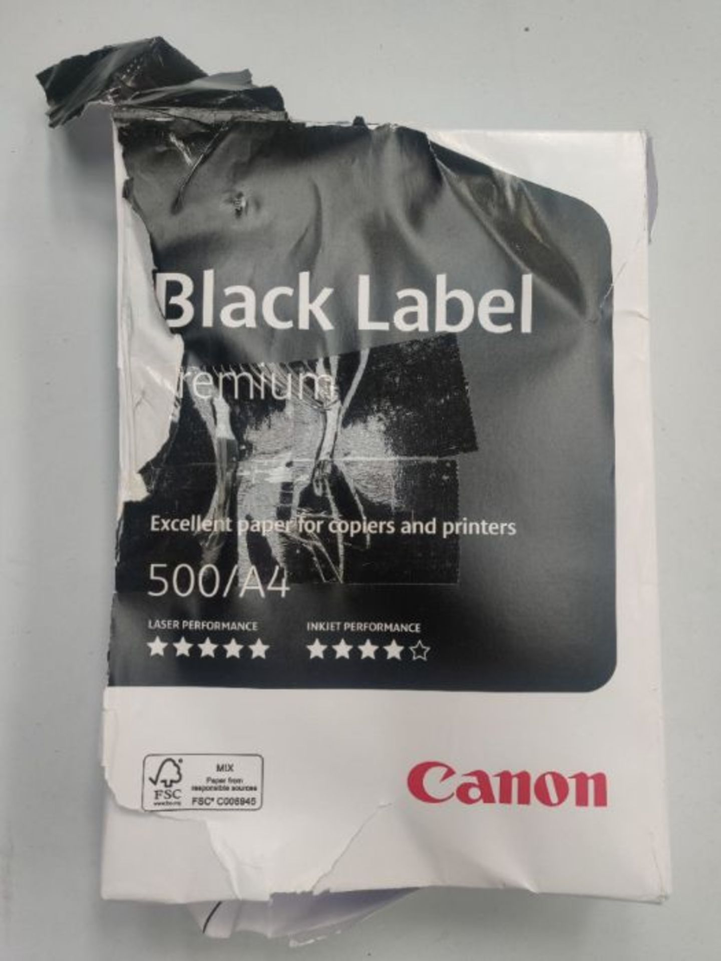 Canon Deutschland Black Label Premium Multifunktionspapier, 500 Blatt FSC zertifiziert - Image 2 of 2