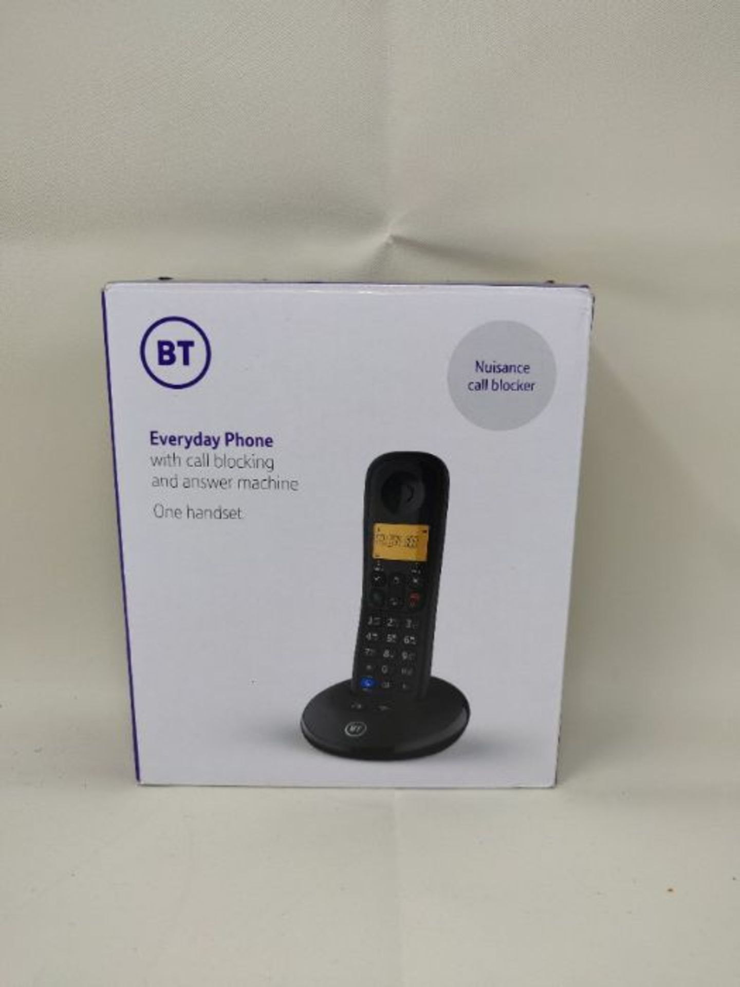 BT Everyday Cordless Home Phone with Basic Call Blocking and Answering Machine, Single - Bild 2 aus 2