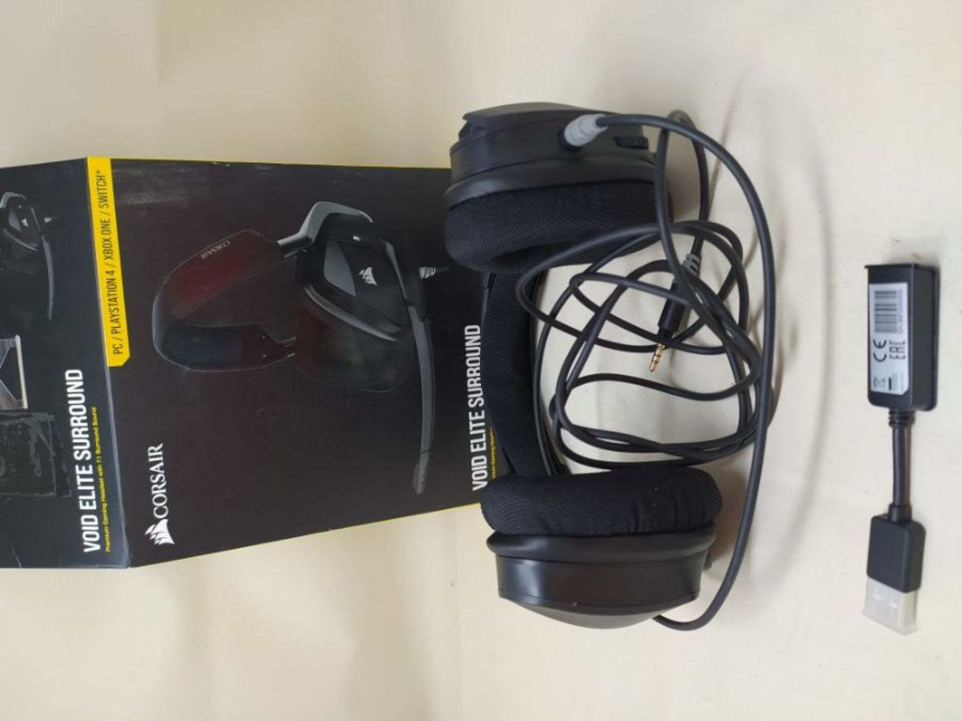 Corsair VOID ELITE Surround Gaming Headset (7.1 Surround Sound, Optimised Omnidirectio - Image 2 of 2