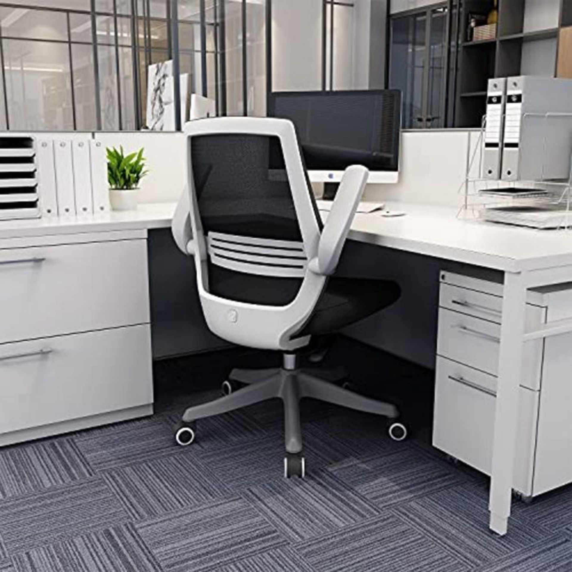 RRP £70.00 SIHOO Ergonomic Office Desk Chair, Swivel Computer Chair Height Adjustable Mesh Back E