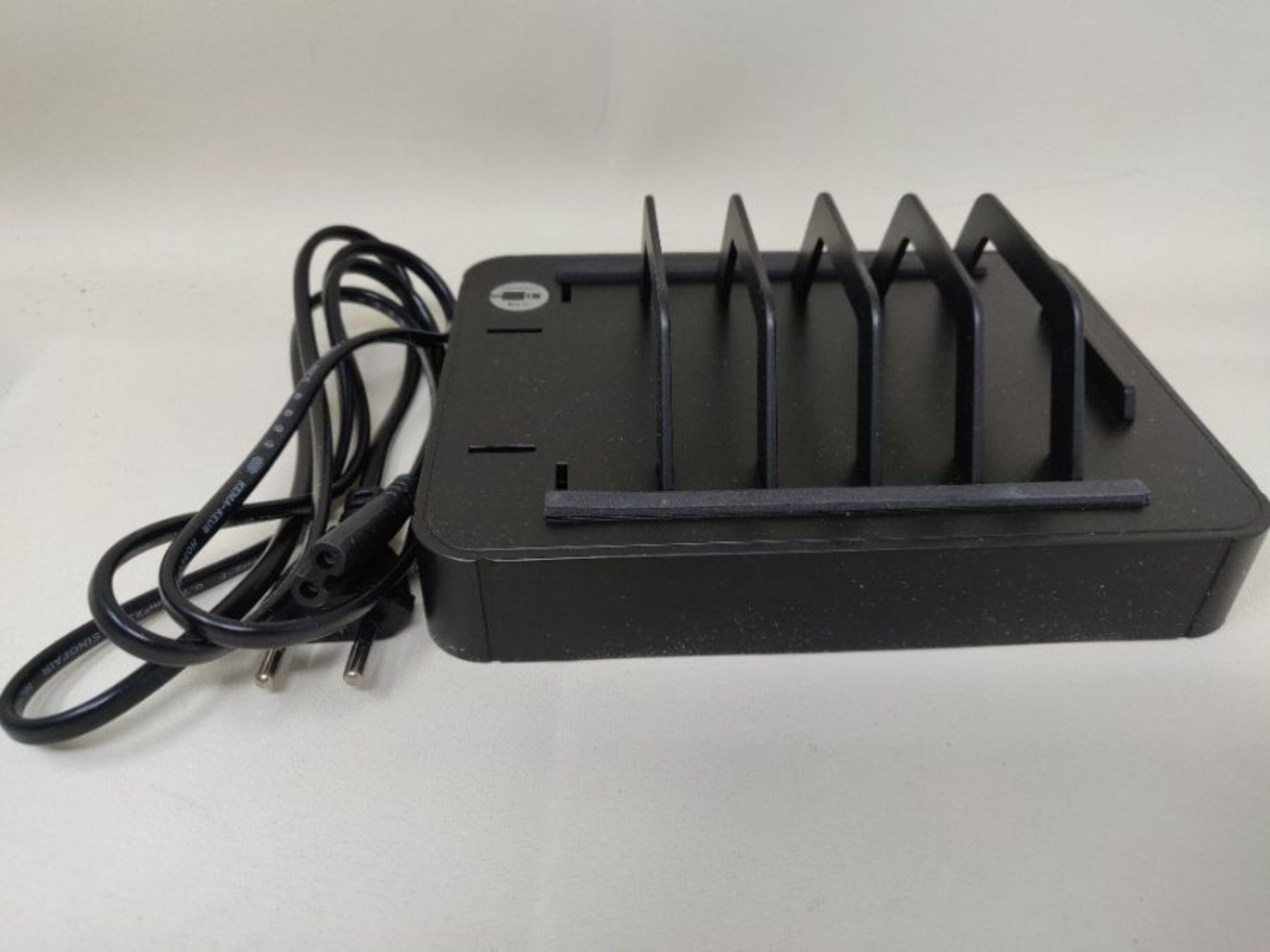 YIHUNION USB Charger Station, 6-Port Universal Desktop Docking Station with Detachable - Image 3 of 3