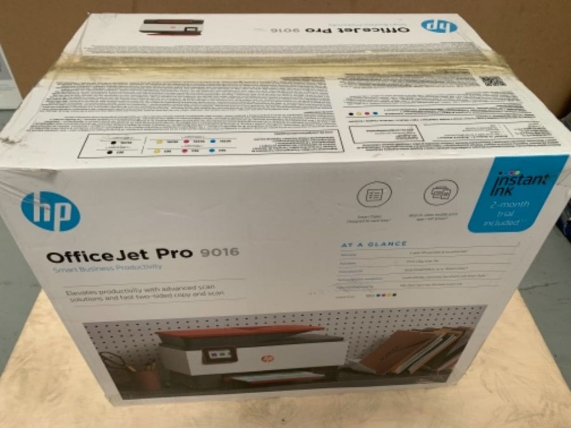 RRP £175.00 HP OfficeJet Pro 9010 All-in-One Wireless Printer, Instant Ink Ready, Print, Scan, Cop - Image 2 of 3