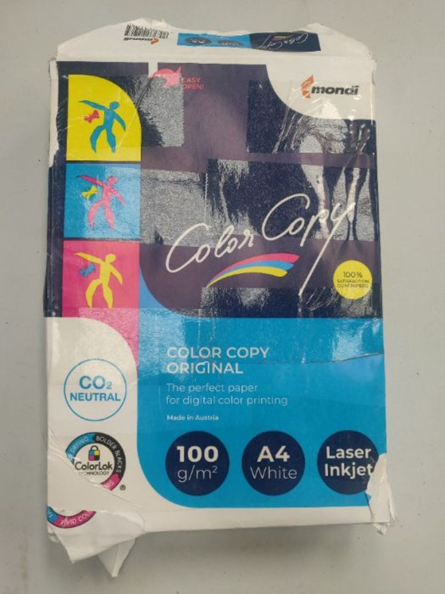 Color Copy Copier Paper Premium Super Smooth Ream-Wrapped 100gsm A4 White Ref CCW0324 - Image 2 of 2