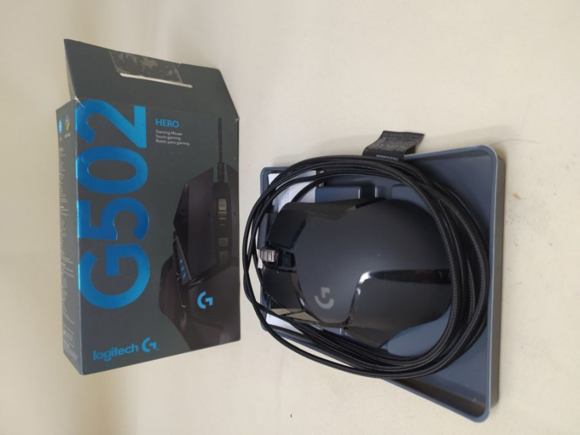 Logitech G502 HERO High Performance Wired Gaming Mouse, HERO 25K Sensor, 25,600 DPI, R - Image 2 of 2