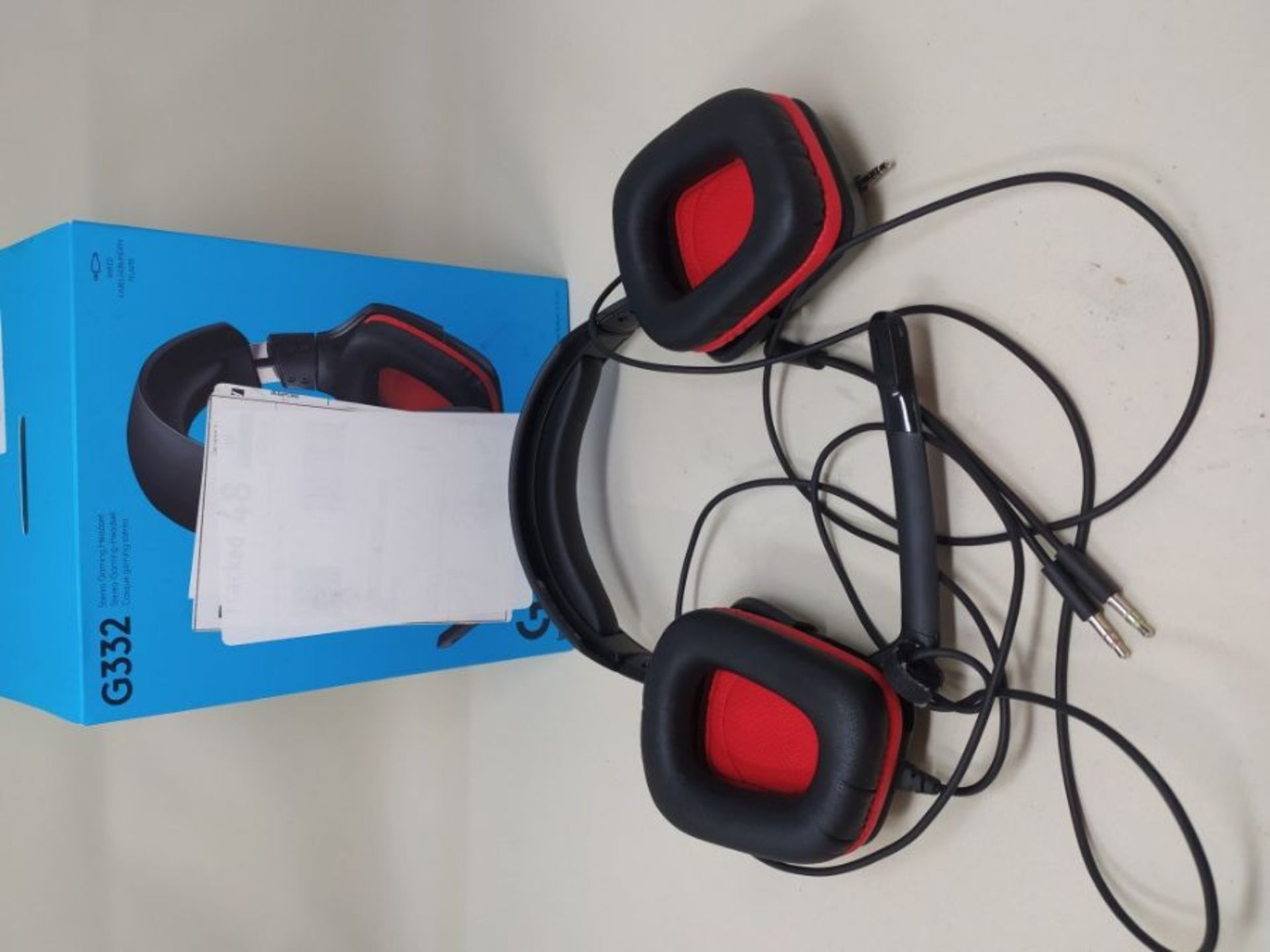 Logitech G332 Wired Gaming Headset, 50 mm Audio Drivers, Rotating Leatherette Ear Cups - Image 2 of 2