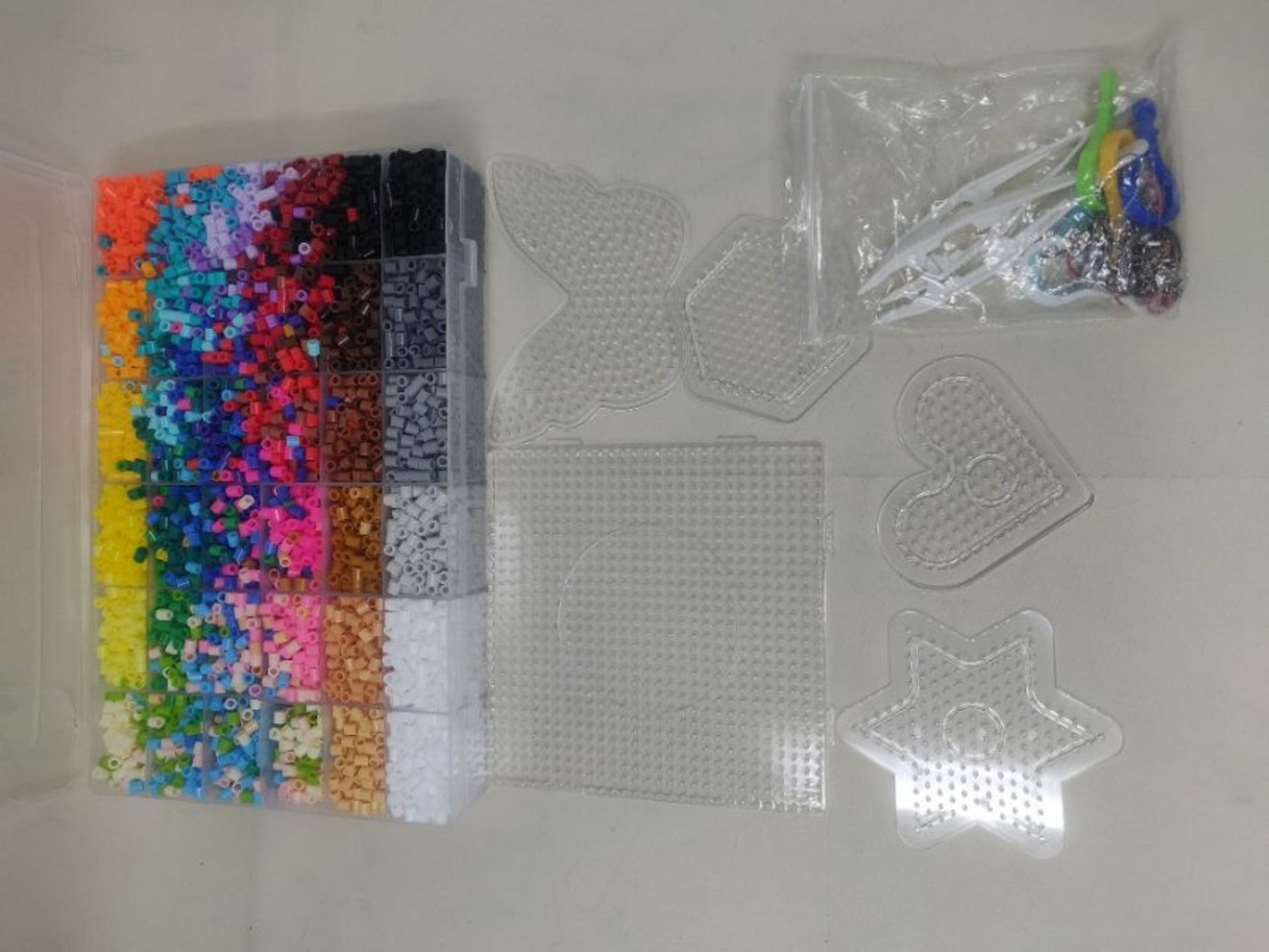 Meland Fuse Beads Kit - 11000pcs 36 Colors Iron Beads Set for Kids with 5 Pegboards, 2 - Image 3 of 3