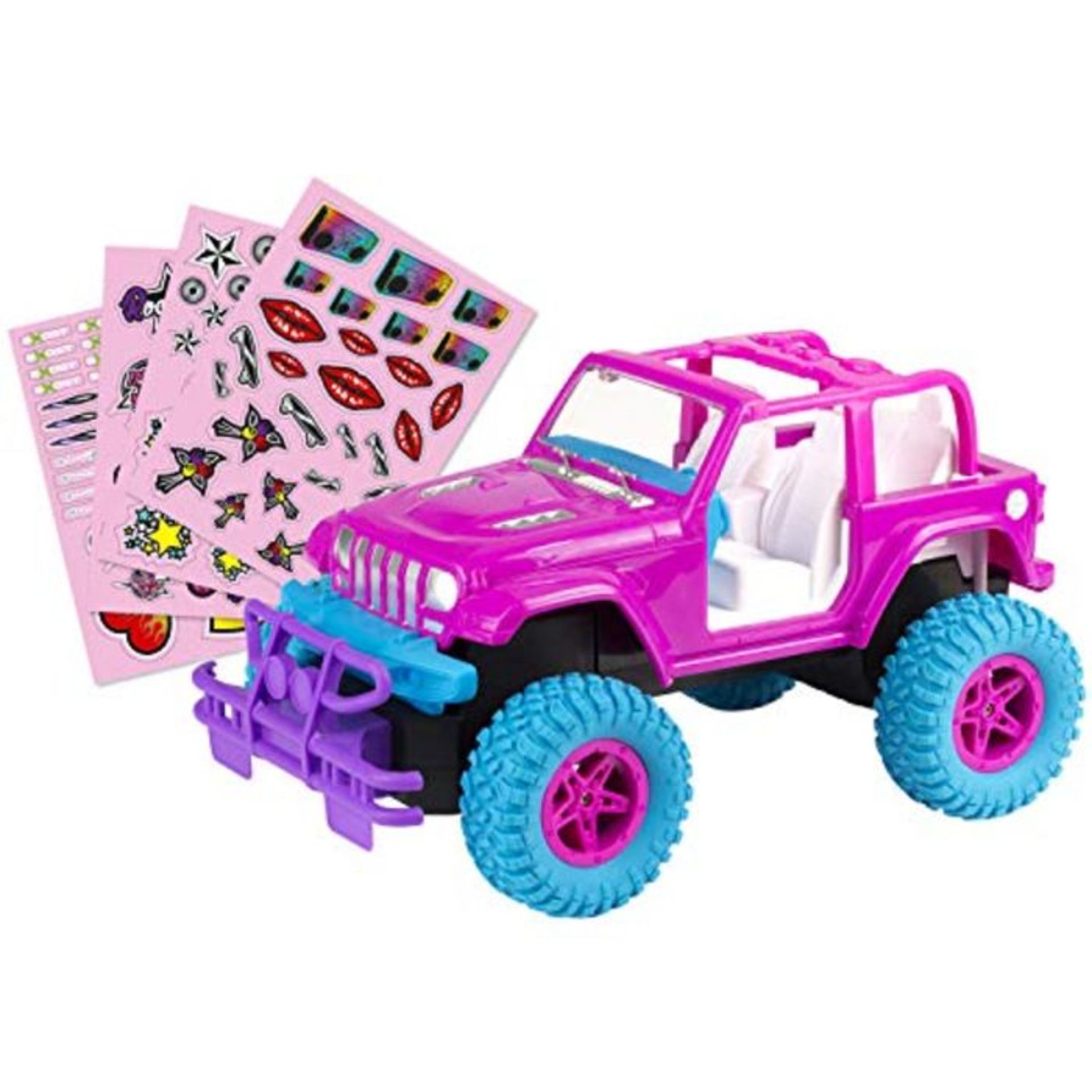 Exost 20262 DIY Crossroad Amazone Radio Control Jeep, Pink