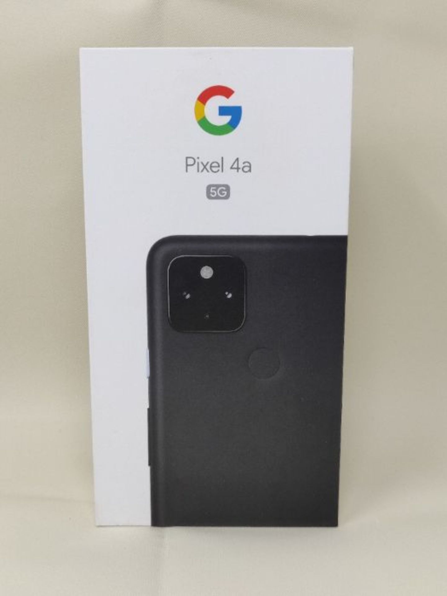 RRP £394.00 Google Pixel 4a 5G Android Mobile phone- 128GB Just Black, SIM Free, Adaptive Battery - Image 2 of 3