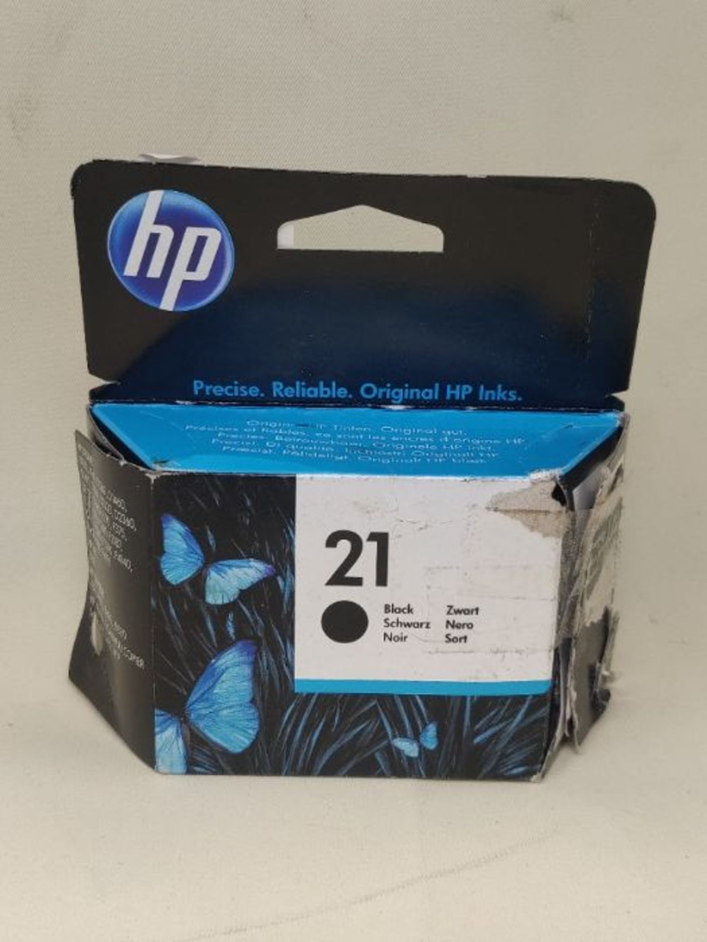 HP C9351AE 21 Original Ink Cartridge, Black, Single Pack - Image 2 of 3