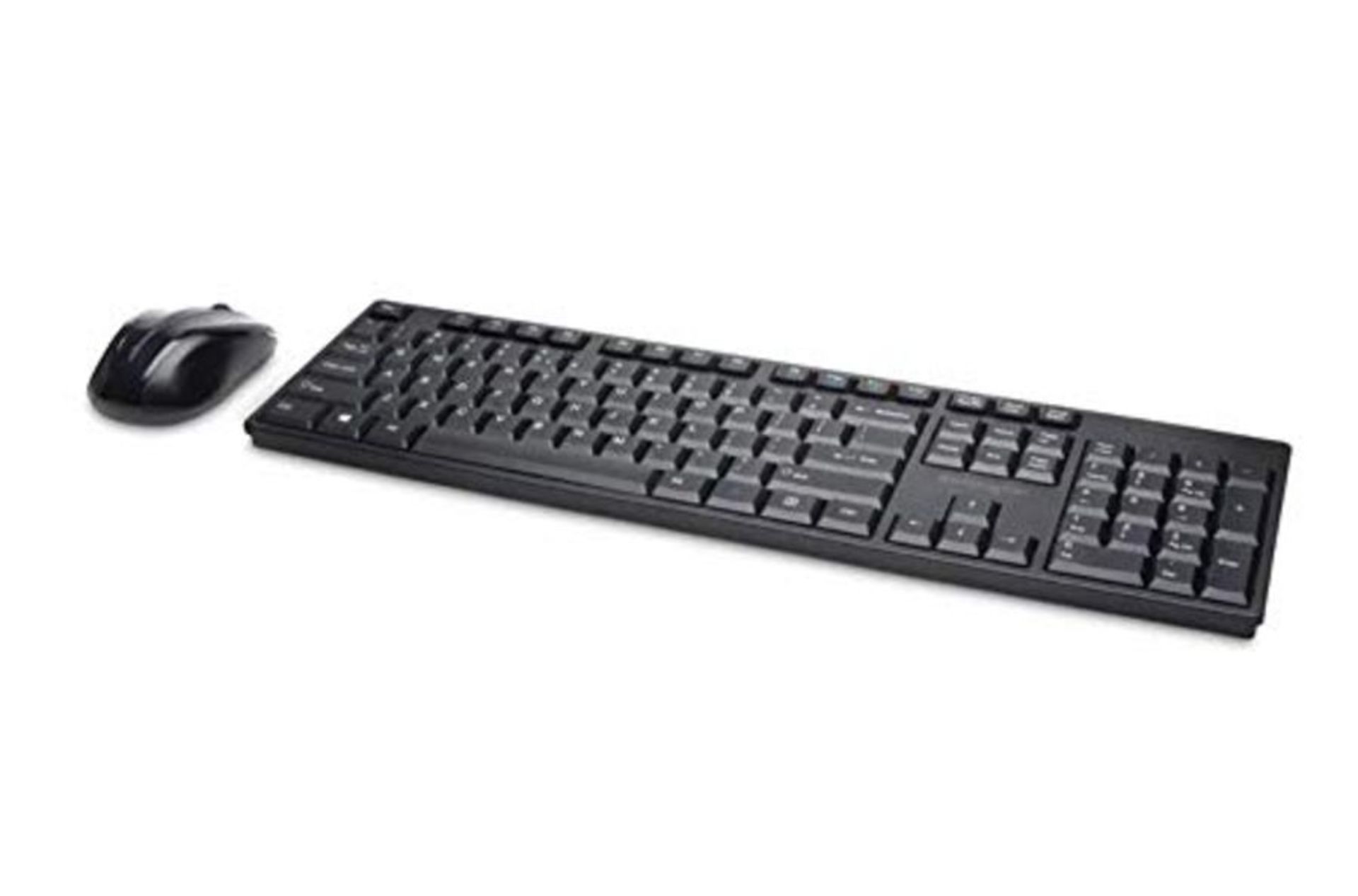 Kensington Pro Fit Low-Profile Wireless Keyboard and Mouse Set Desktop, Multimedia Key