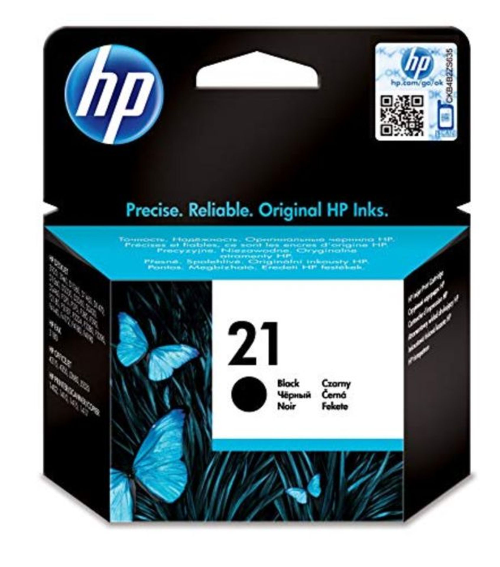 HP C9351AE 21 Original Ink Cartridge, Black, Single Pack