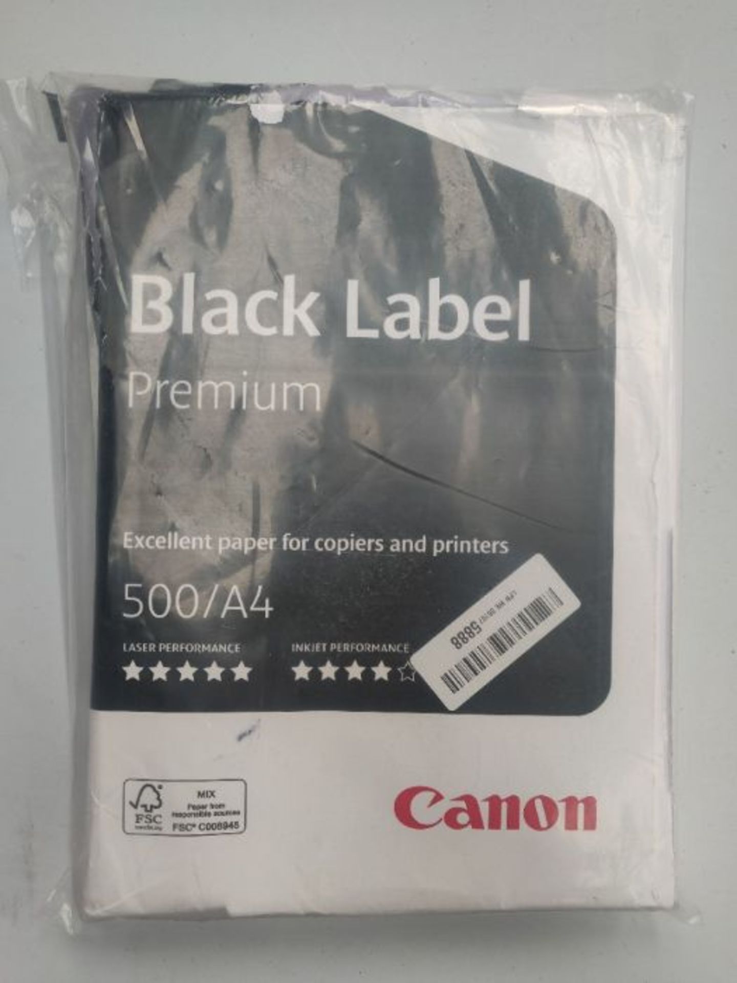 Canon A4 80gsm Premium Label Copier/Printer Paper - White 96603554 - Image 2 of 2