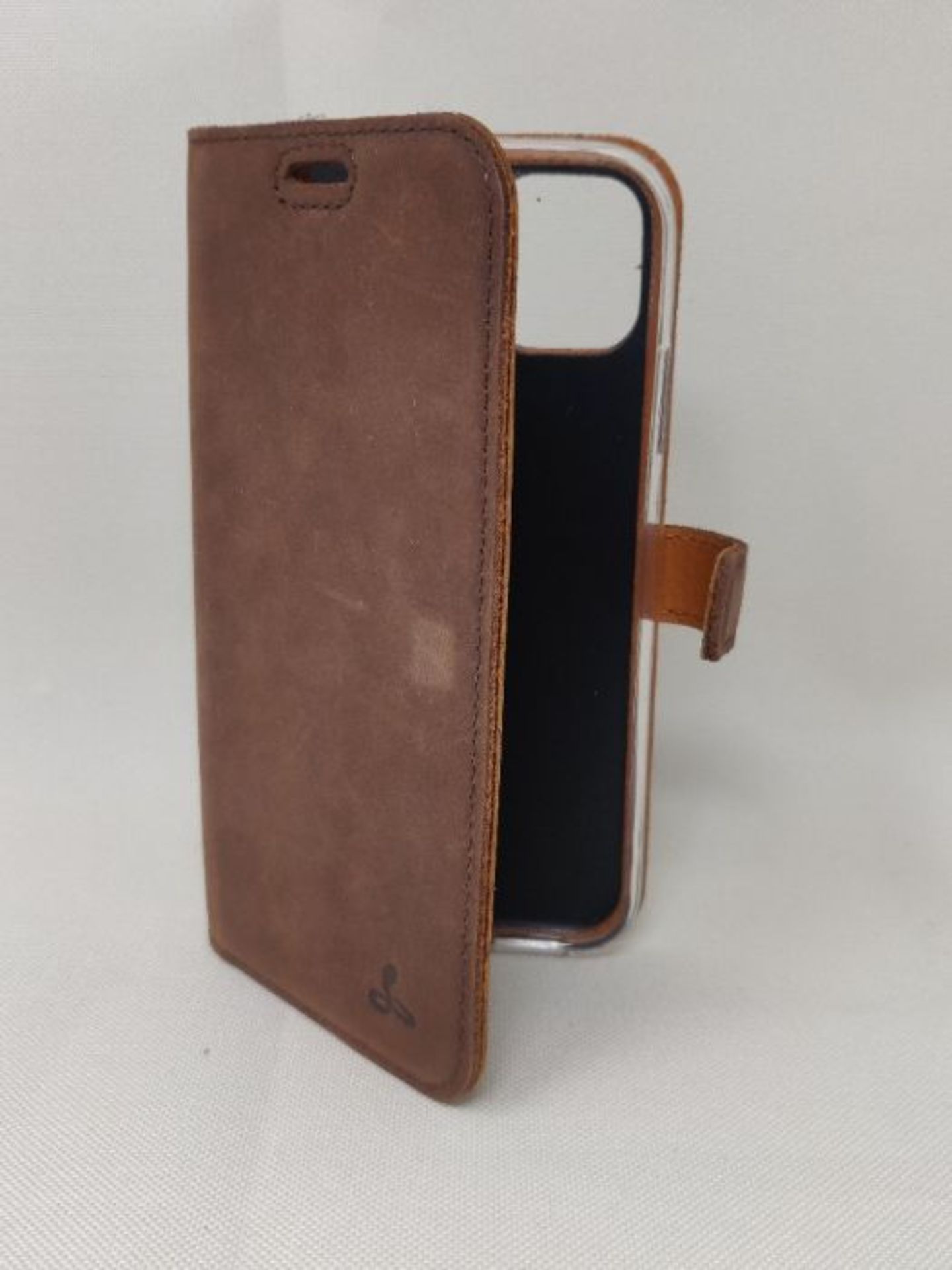 Snakehive Vintage Wallet for Apple iPhone 11 || Real Leather Wallet Phone Case || Genu - Bild 2 aus 2