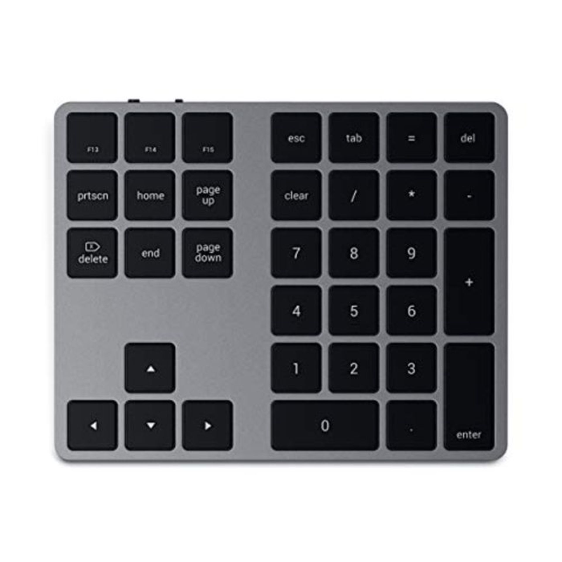 Satechi Bluetooth Extended Numeric Keypad - Slim Rechargeable 34-Key Numpad - Compatib