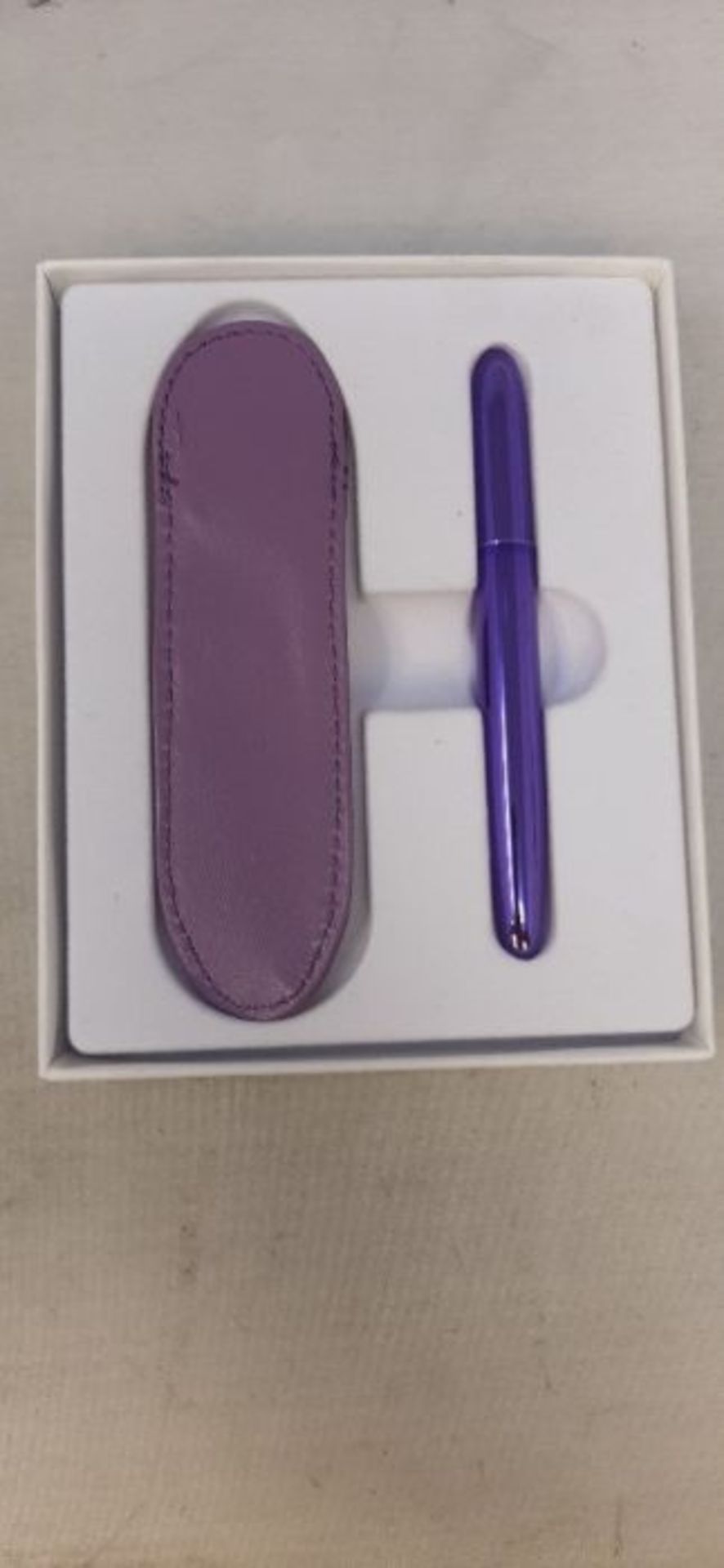 Fisher Bullet Space Pen with Purple Leather Pouch - Purple Passion - Image 3 of 3