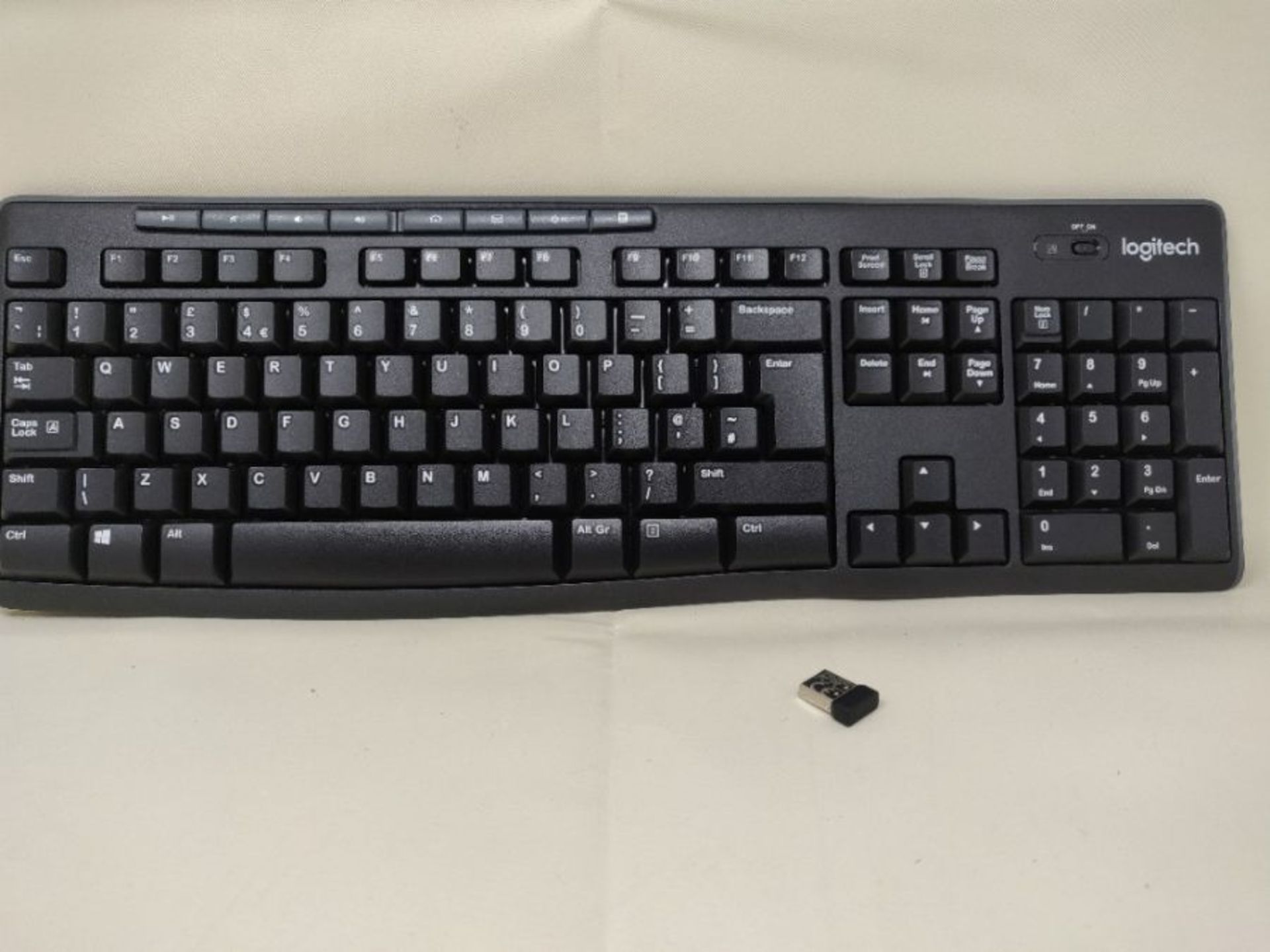 Logitech MK270 Wireless Keyboard and Mouse Combo for Windows, 2.4 GHz Wireless, Compac - Image 2 of 2