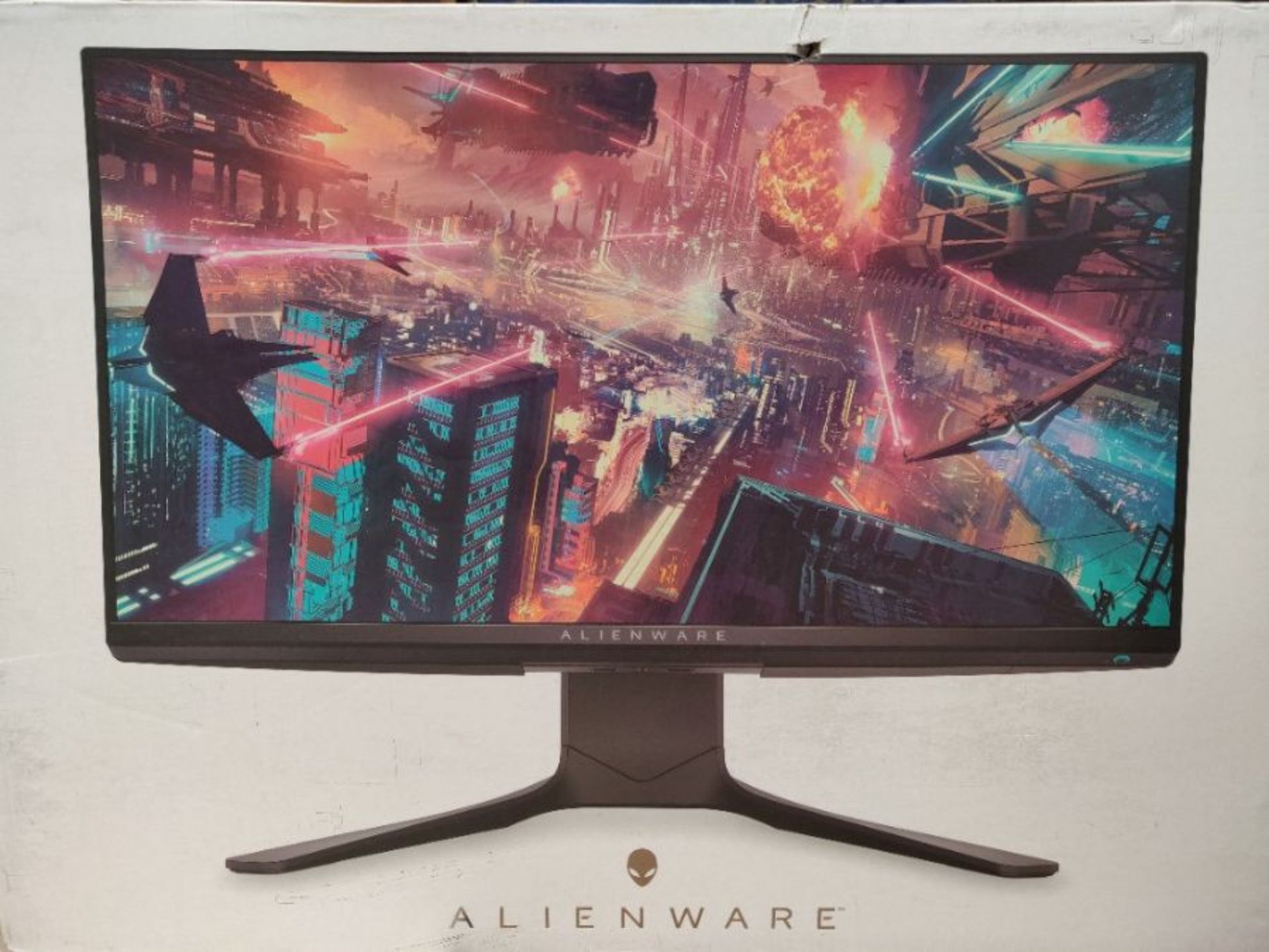 RRP £299.00 (BROKEN SCREEN) Alienware AW2521HFA 24.5 Inch Full HD (1920x1080) Gaming Monitor, 240H - Image 2 of 3