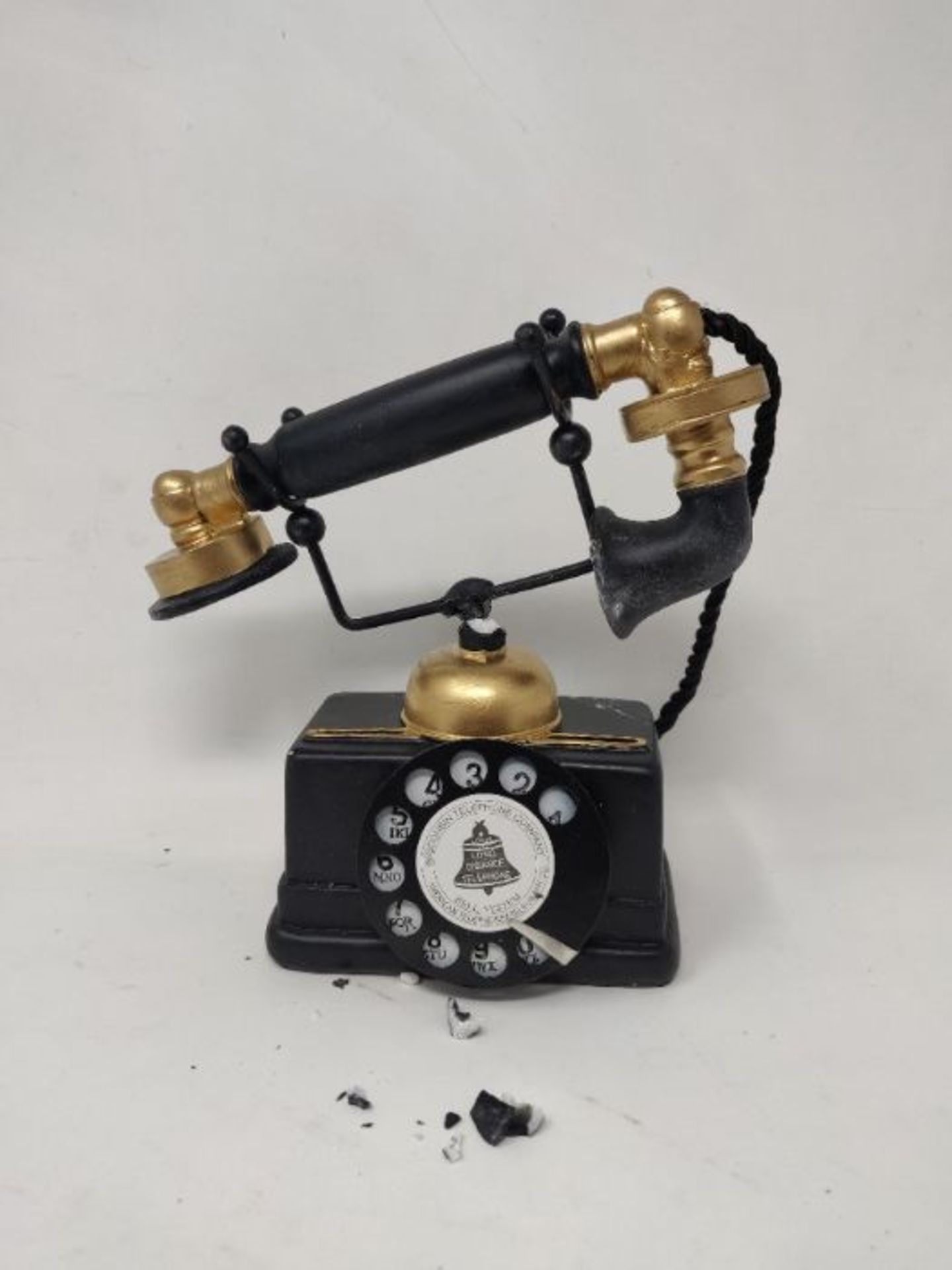 [CRACKED] Retro Landline Phone,Vintage Antique Phone Wired Corded Landline Telephone H - Image 2 of 2