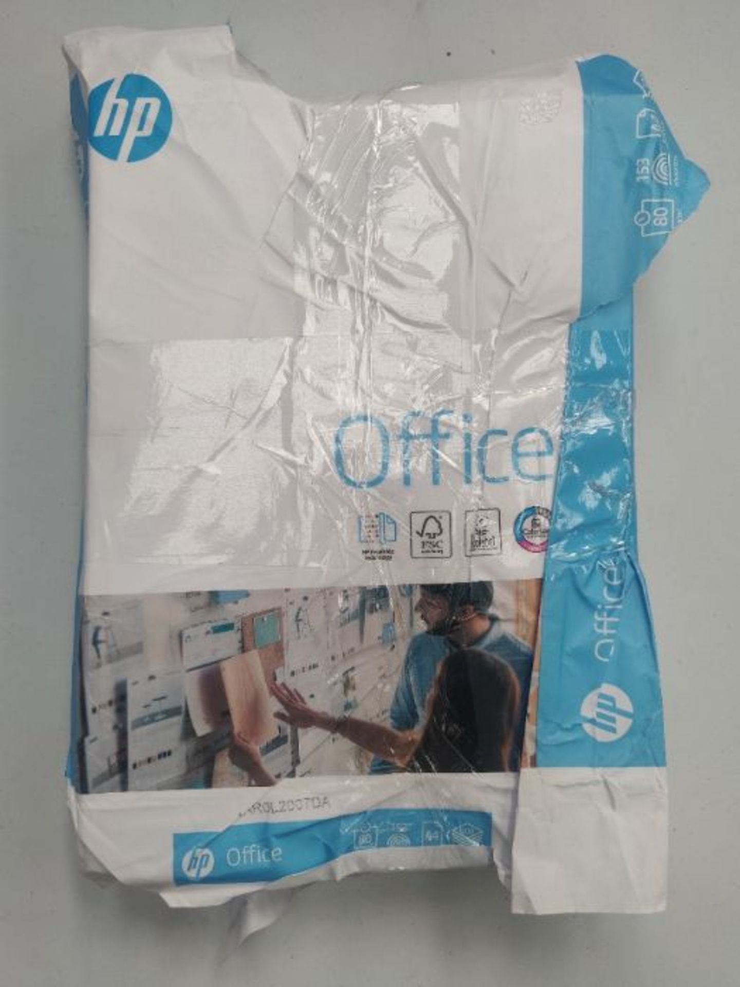 HP Printer Paper, Office A4 Paper, 210x297mm, 80gsm, 1 Ream, 500 Sheets - FSC Certifie - Image 2 of 2