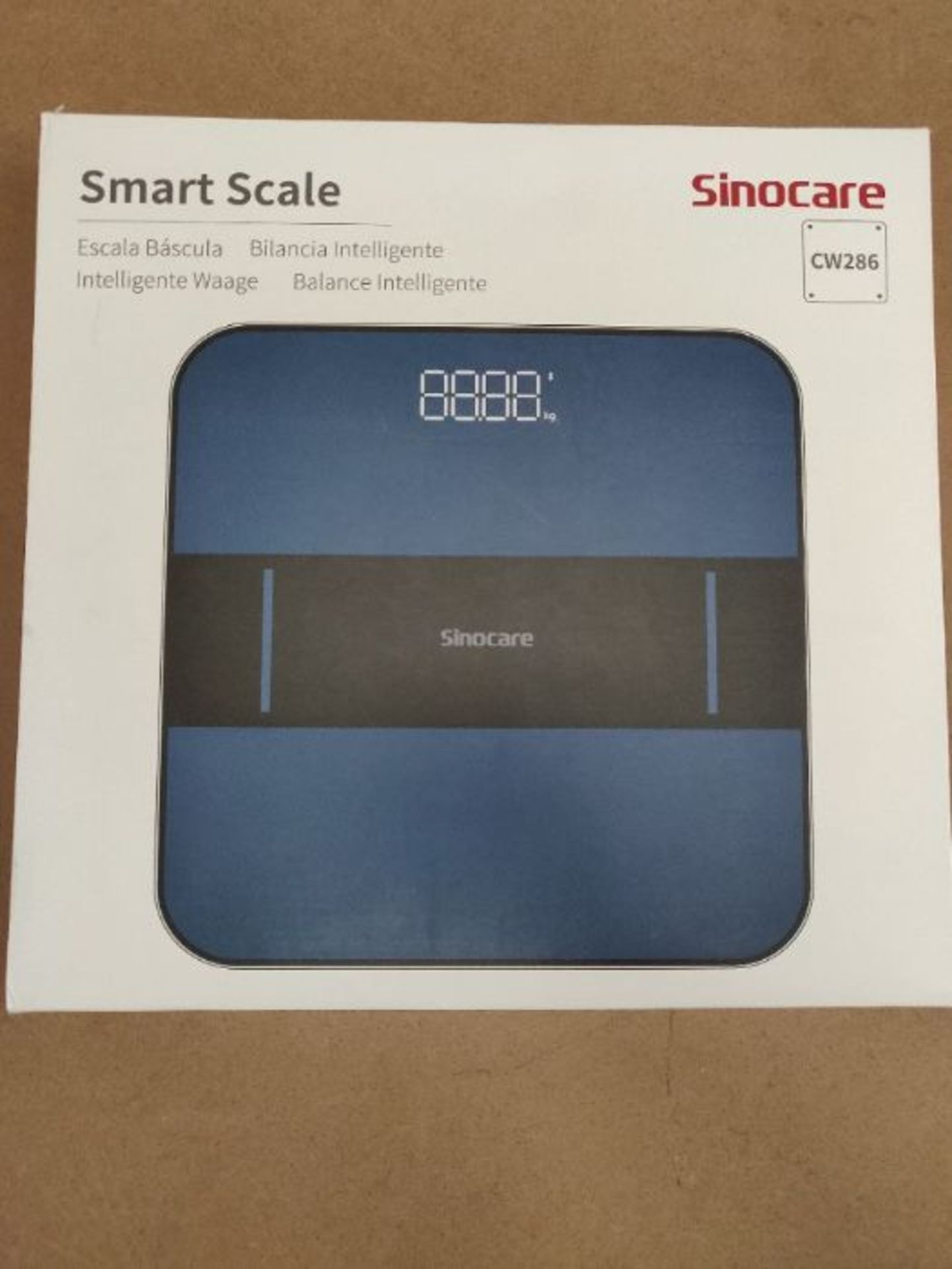 Scales for Body Weight, Sinocare Digital Bathroom Scales Bluetooth Weighing Scales wit - Image 2 of 3