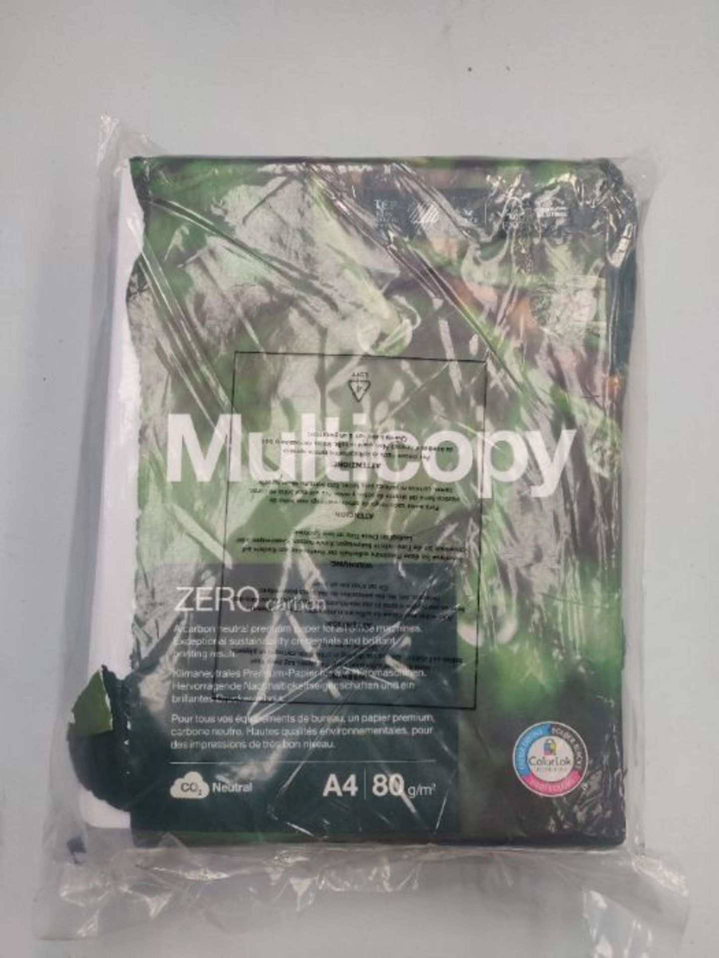 Multicopy Zero A4 Paper, 80gsm, 500 Sheets - Image 2 of 2