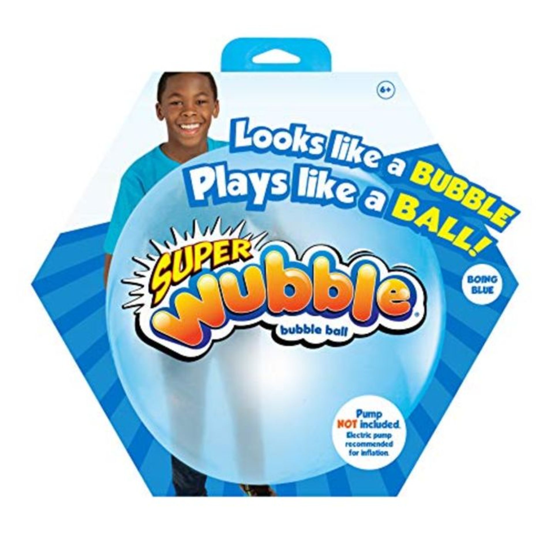 Wubble Super Bubble Ball, Blue