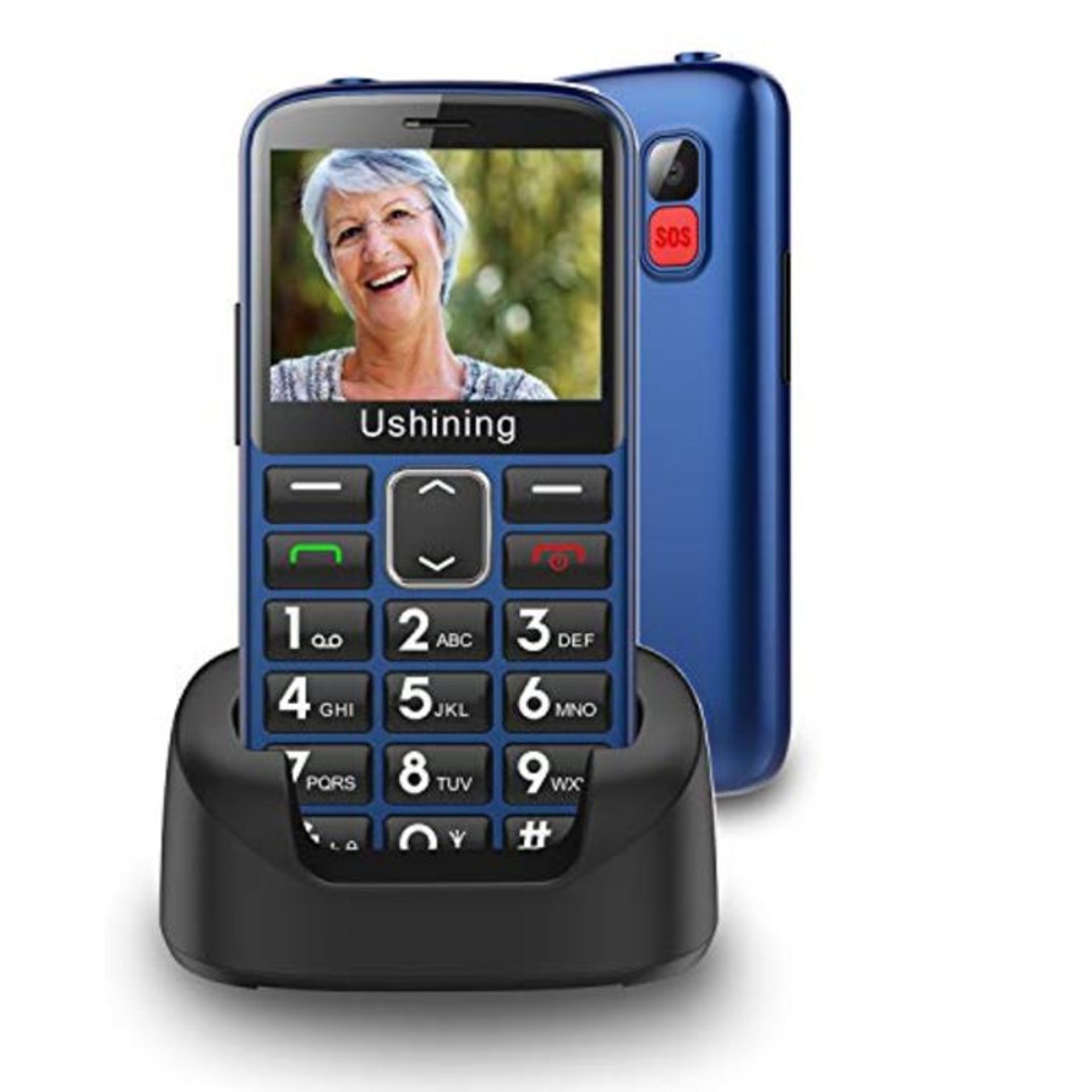 GSM Big Button Mobile Phone for Elderly,Dual Sim Free Basic Mobile Phone,Unlocked Seni