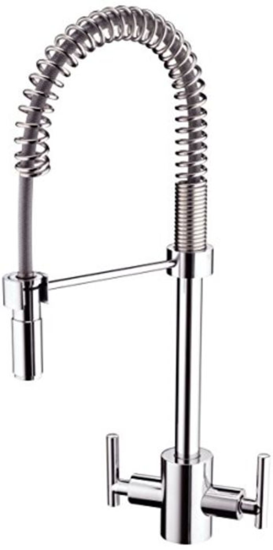 RRP £205.00 Bristan AR SNKPRO C Artisan Professional Kitchen Sink Mixer Tap with Pull Out Hose, Ch