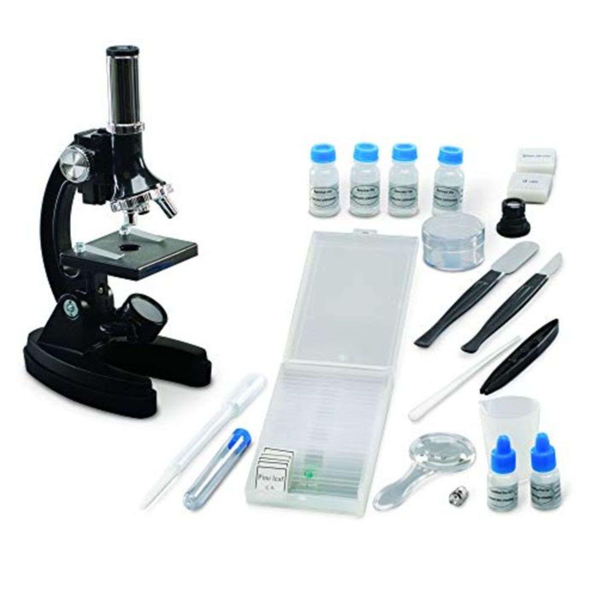 Learning Resources GeoSafari MicroPro 95-Piece Microscope Set, Multicoloured