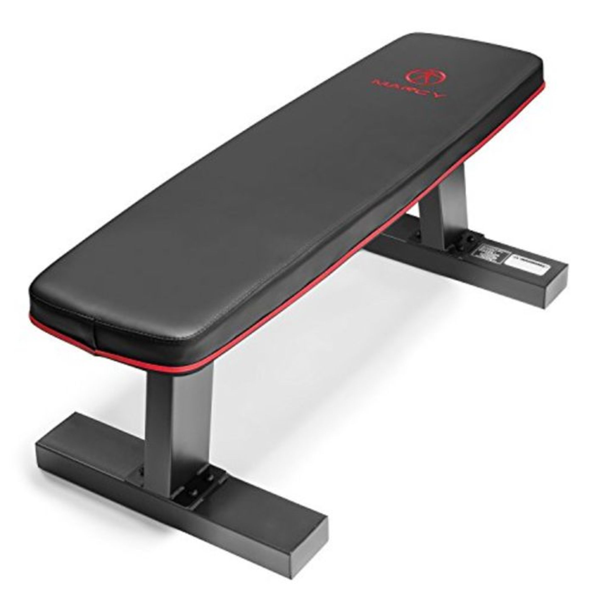 RRP £99.00 Marcy Deluxe SB-10510 Flat Weight Bench 270 kg Capacity, Black, One Size