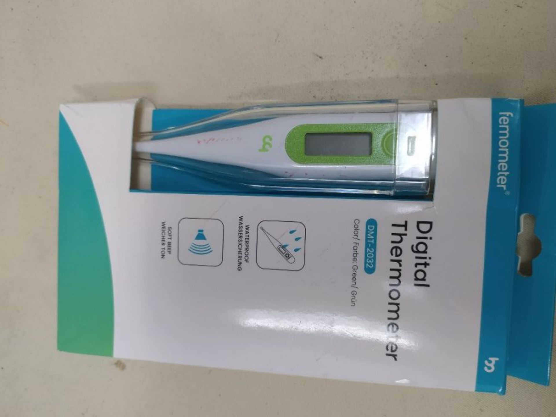 Digital Body Thermometer for Adults Kids & Babies, Fast Accurate Switchable Digital Bo - Image 2 of 2