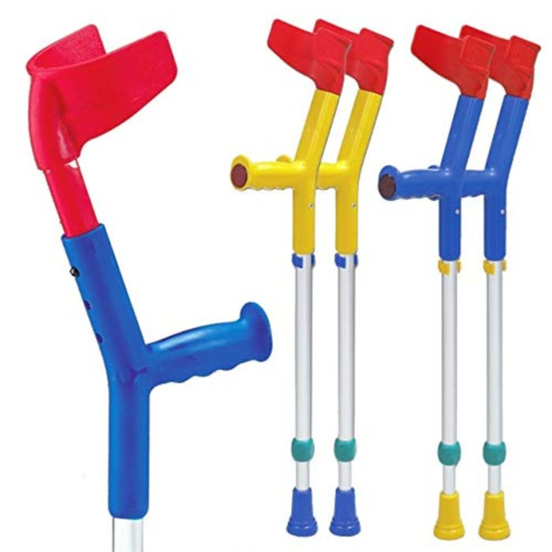 Invacare Fun-Kids Children's Crutches (Pair) - Blue