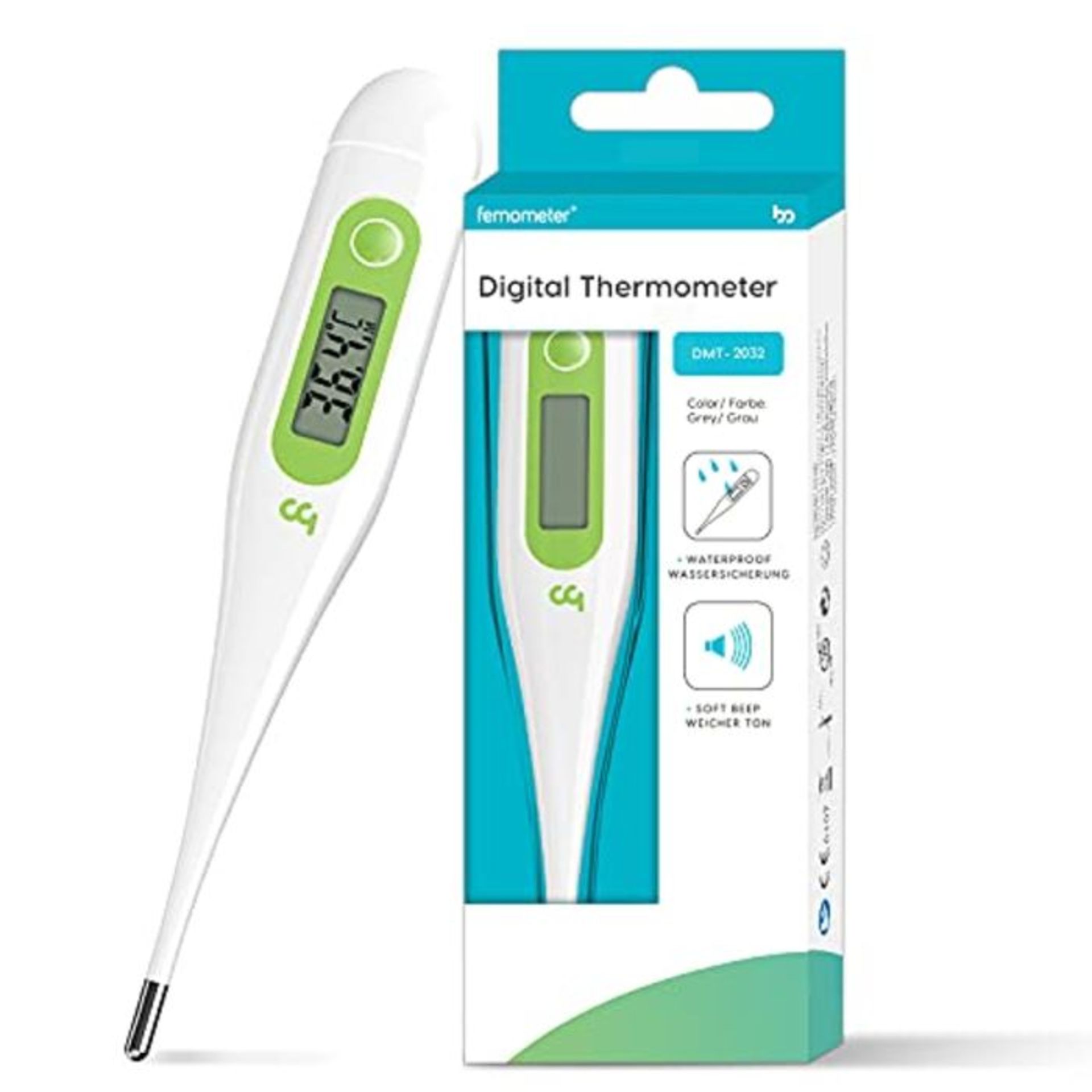 Digital Body Thermometer for Adults Kids & Babies, Fast Accurate Switchable Digital Bo