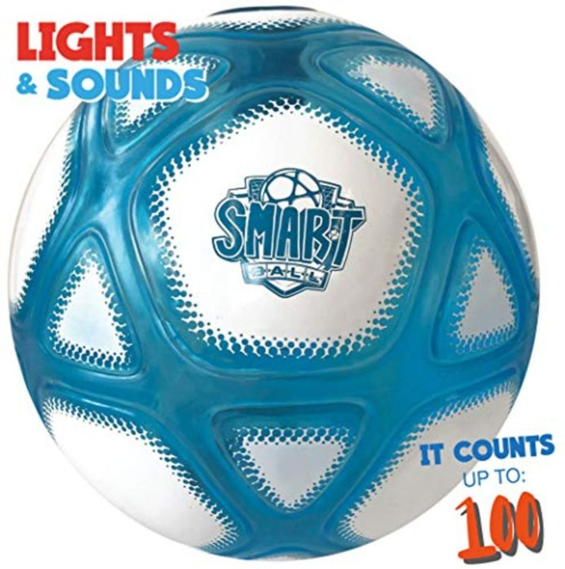 Smart Ball SBCB1B Football Gift for Boys Girls Age 3,4,5,6,7,8,9,10,12+ Years Old Kick